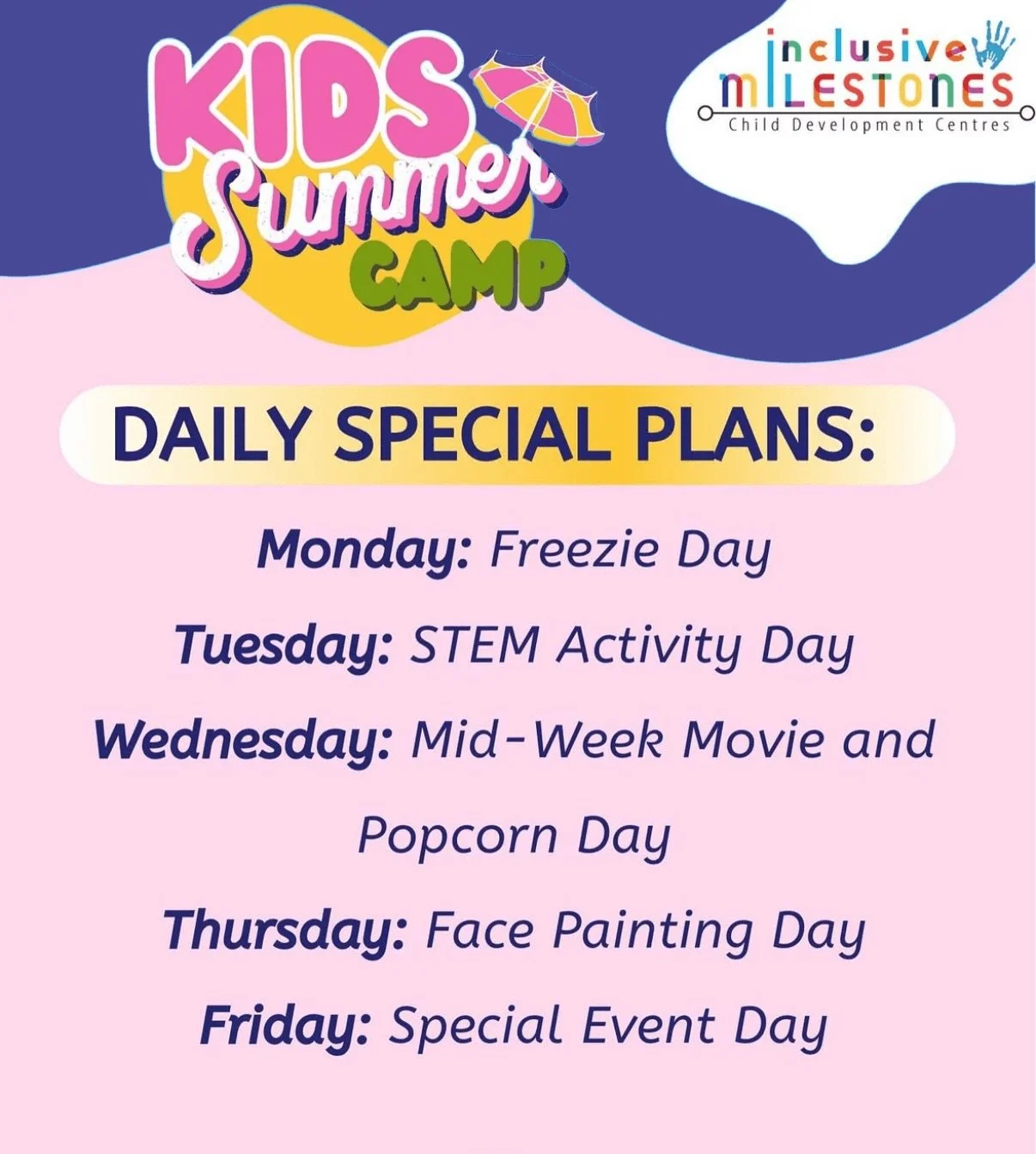 Inclusive Milestones Summer Camp | Barrie Kids Camp with Weekly Themes ...
