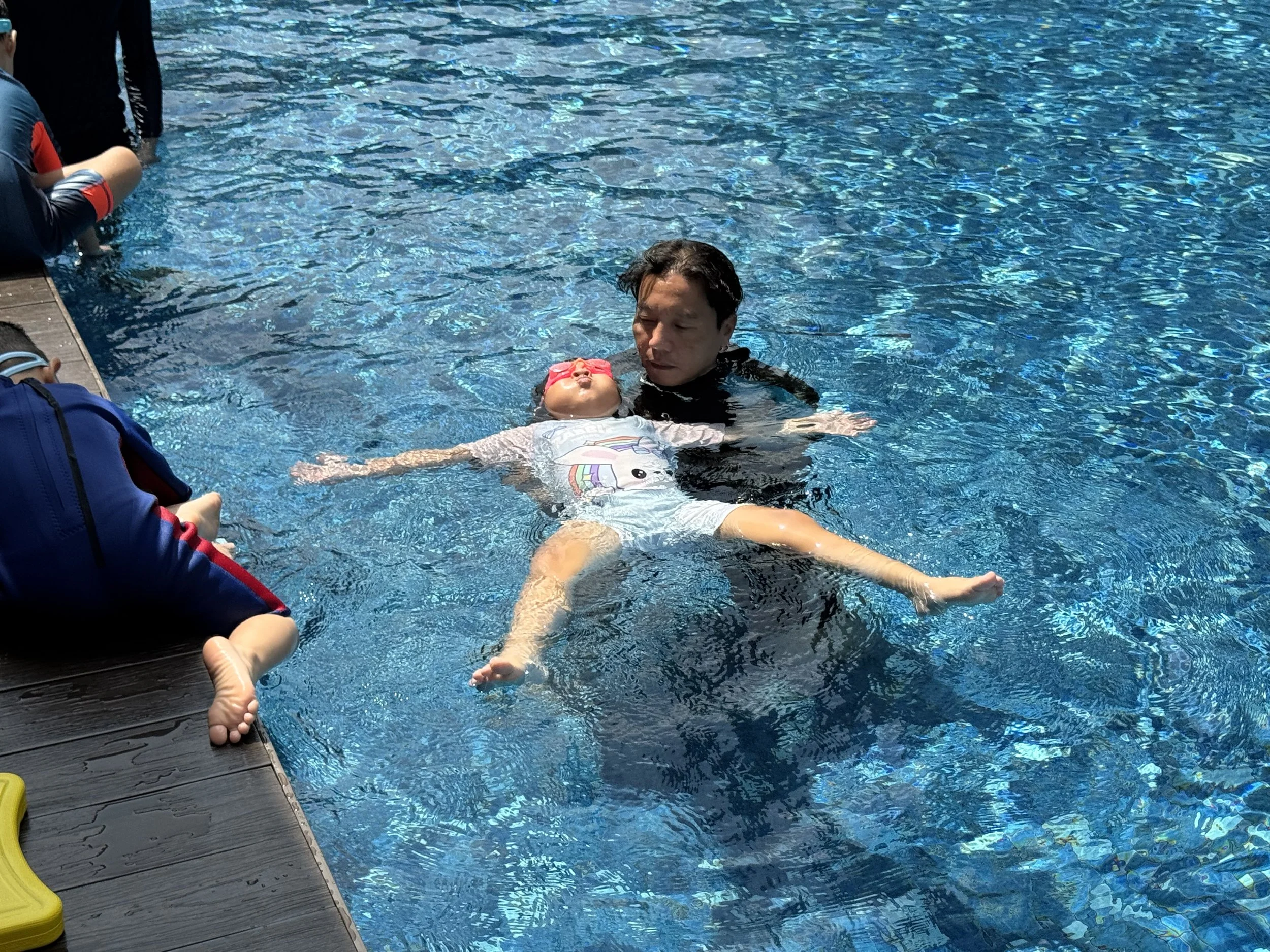 Toddler Swimming Lessons Focused on Water Safety in Singapore