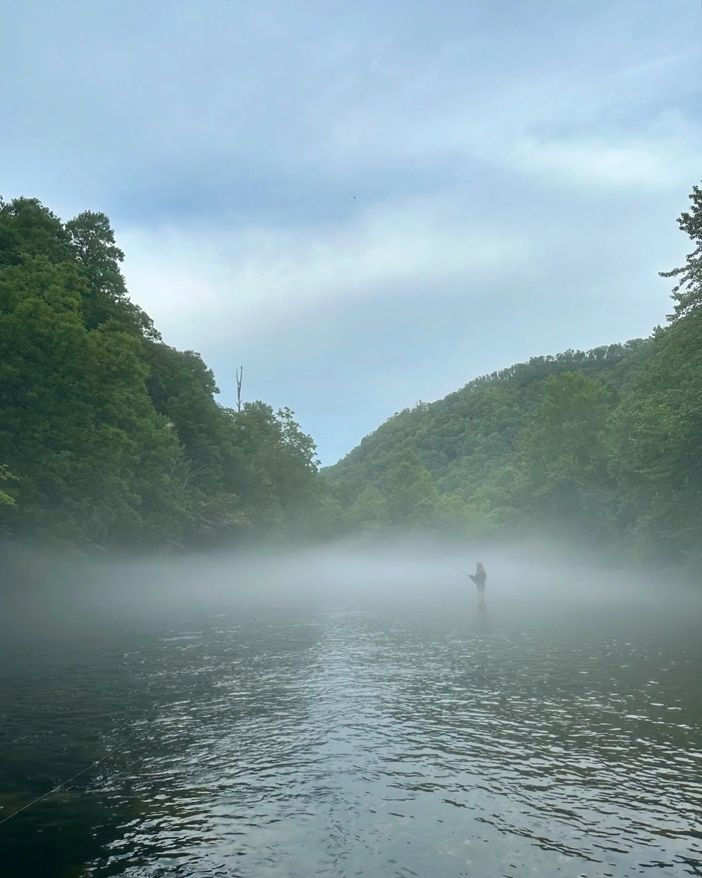 Nothing like catching a couple trout on dry flies in the mi(d)st of the smoky mountains