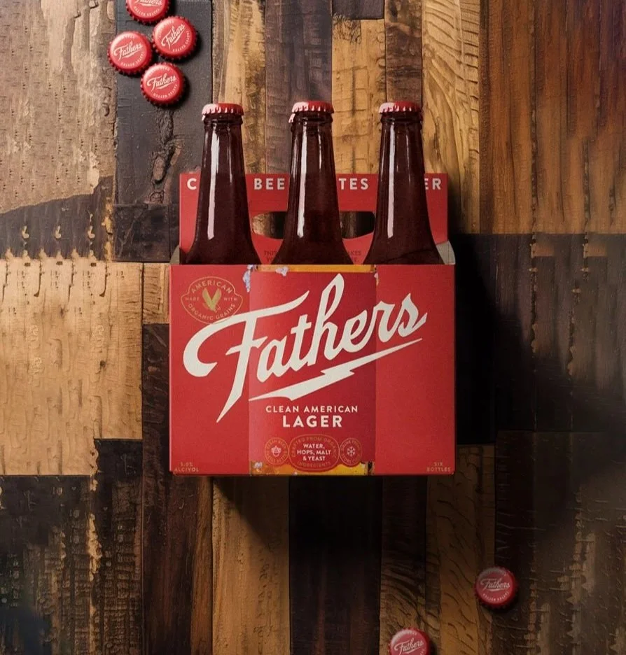 Fathers Brewing Package Design - Creature Theory