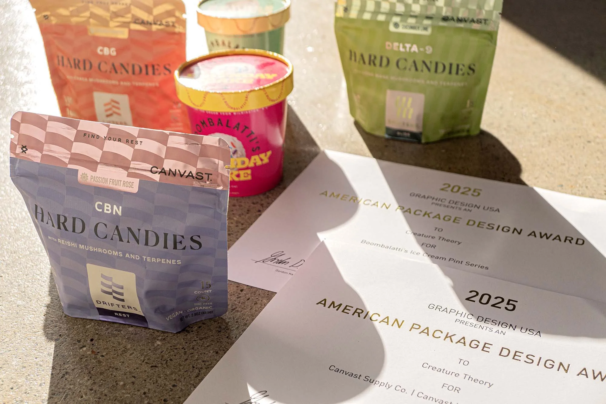 Creature Theory brings home multiple wins from GDUSA CPG package design awards.