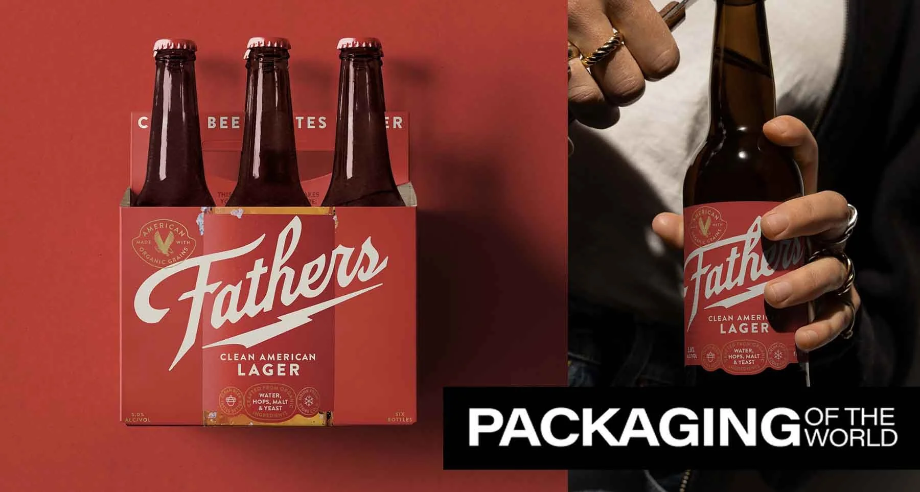Fathers Brewing Published by Packaging of the World, a Leading Global Gallery for Package Designs.