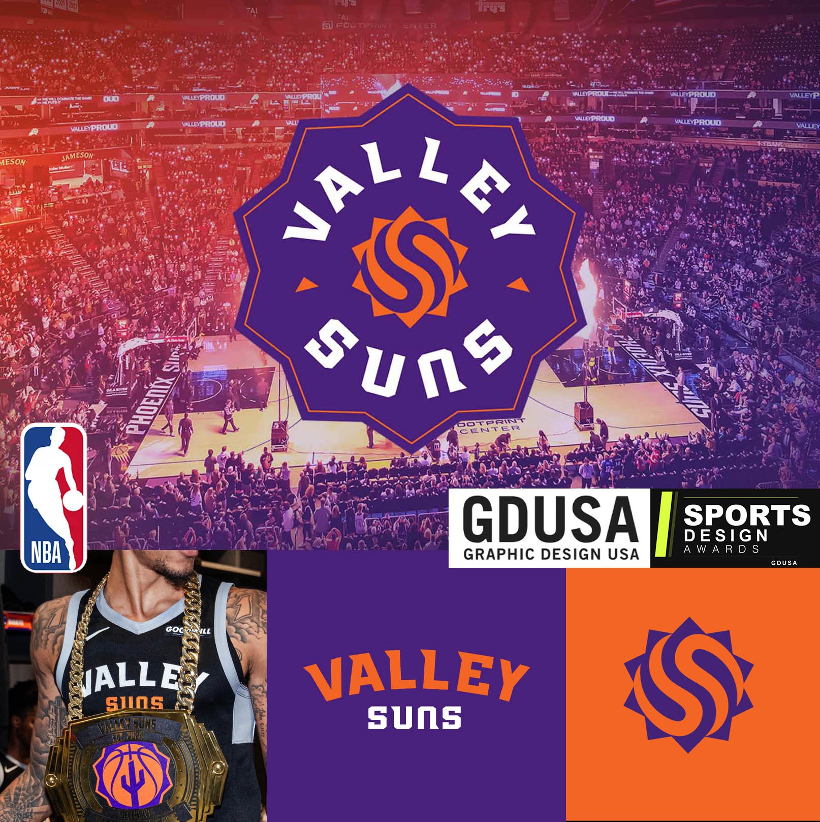 award winning sports design valley suns by creature theory