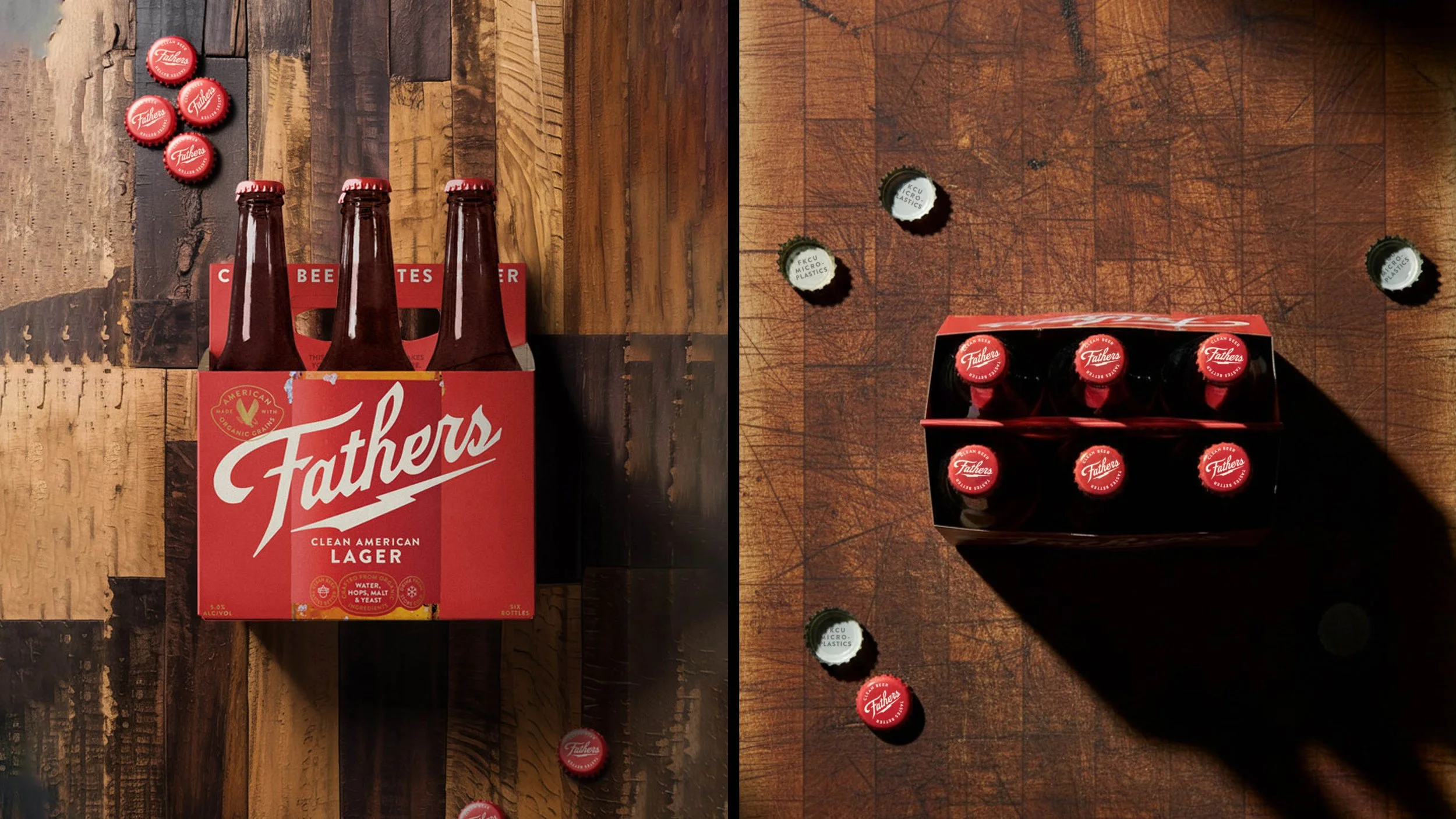 Fathers Brewing branding by Creature Theory