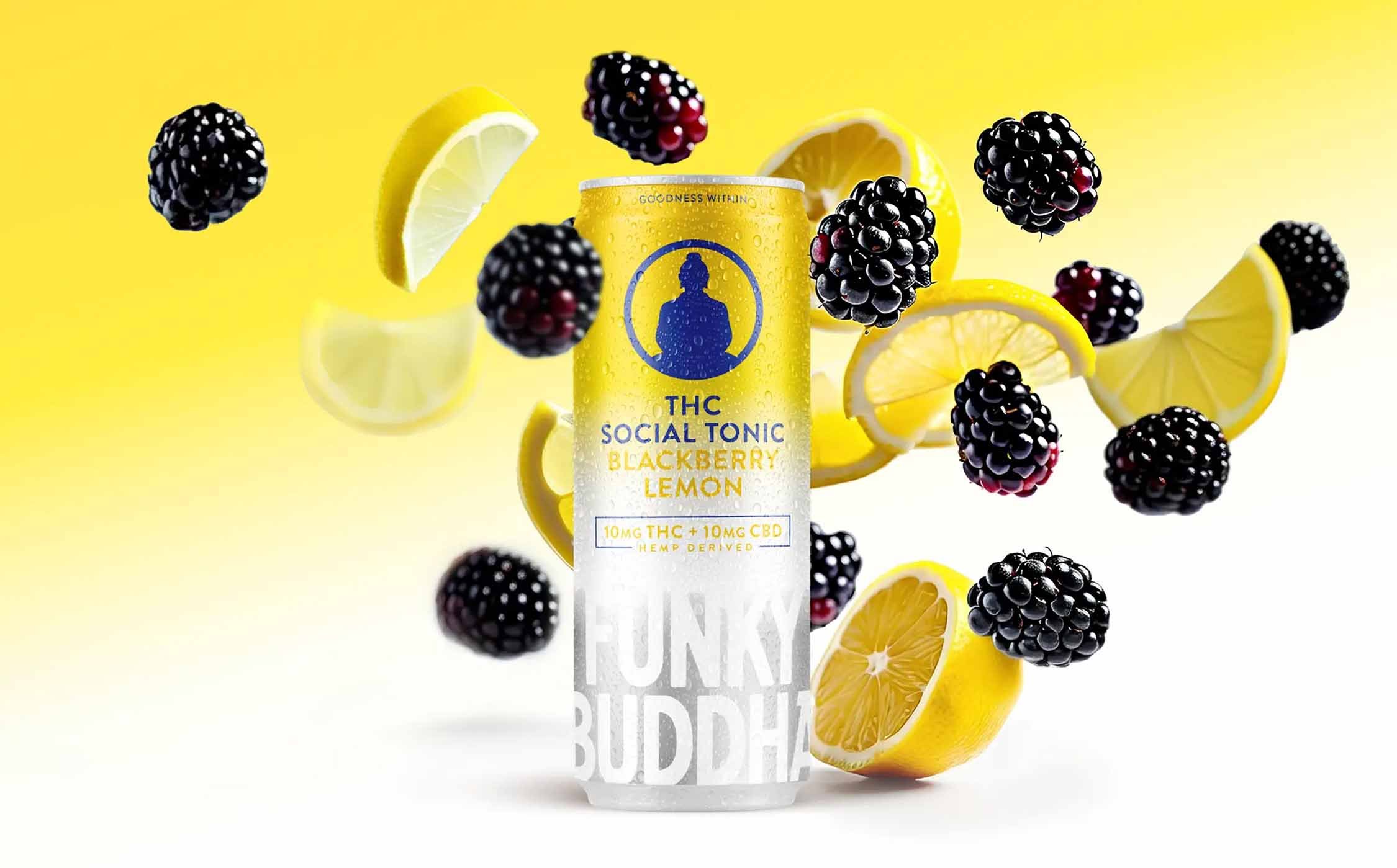 Hemp THC Beverage Branding Funky Buddha