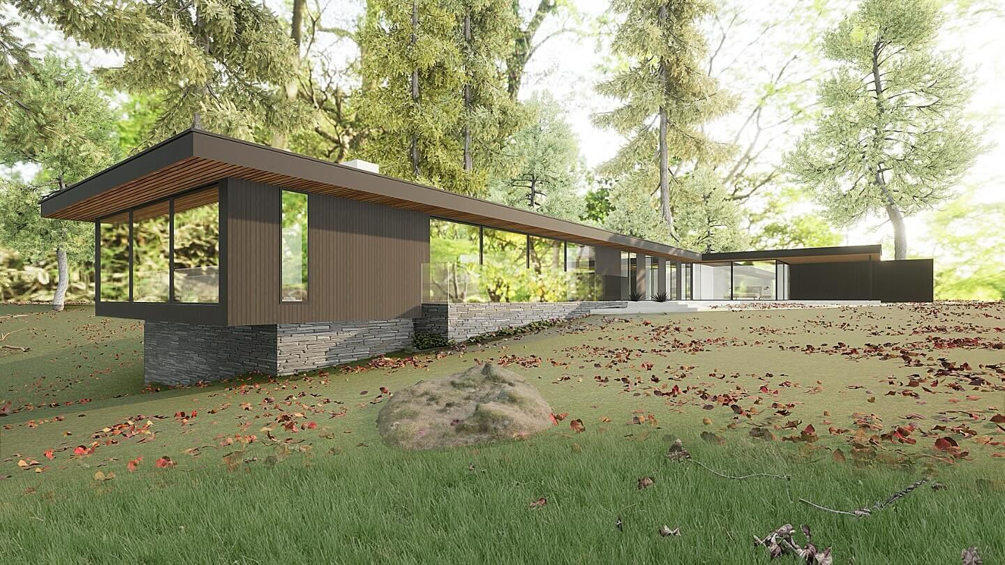 Another view of the house in the woods we posted yesterday.