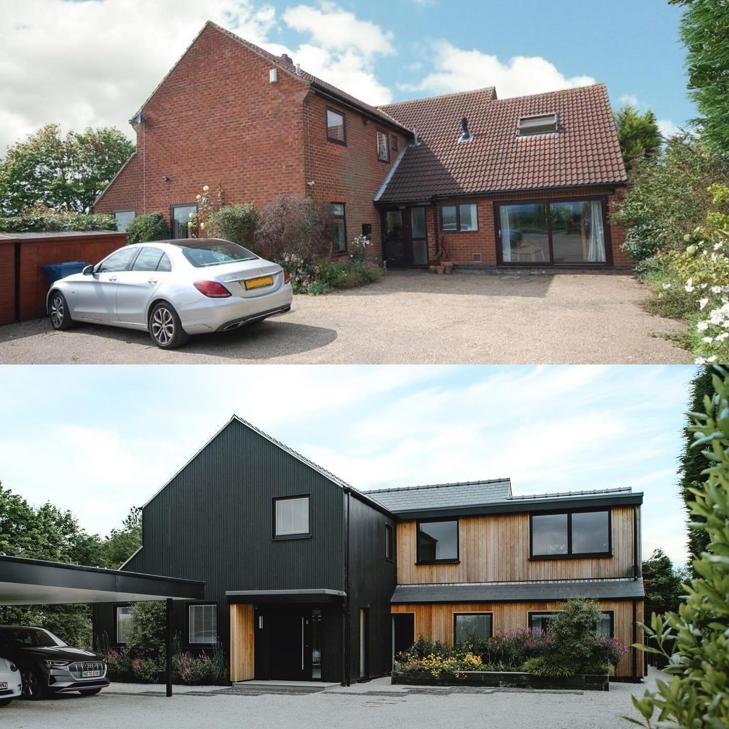 A bit of a transformation! This is what the house looked like before. What do you think?