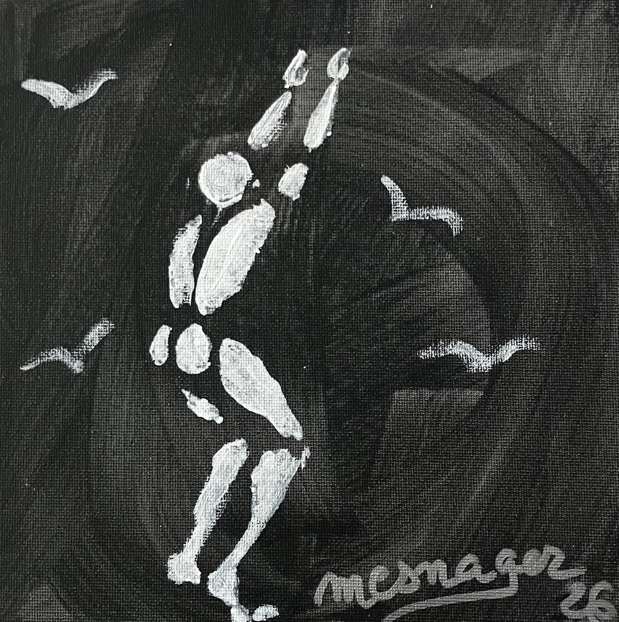 "Homme blanc 15 ", Jérôme Mesnager, œuvre originale