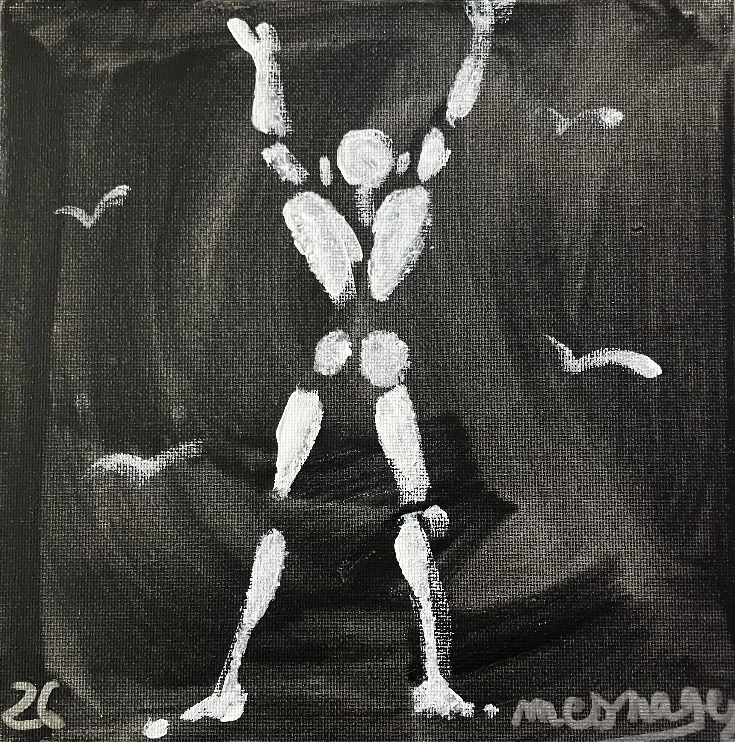"Homme blanc 12 " Jérôme Mesnager  œuvre originale