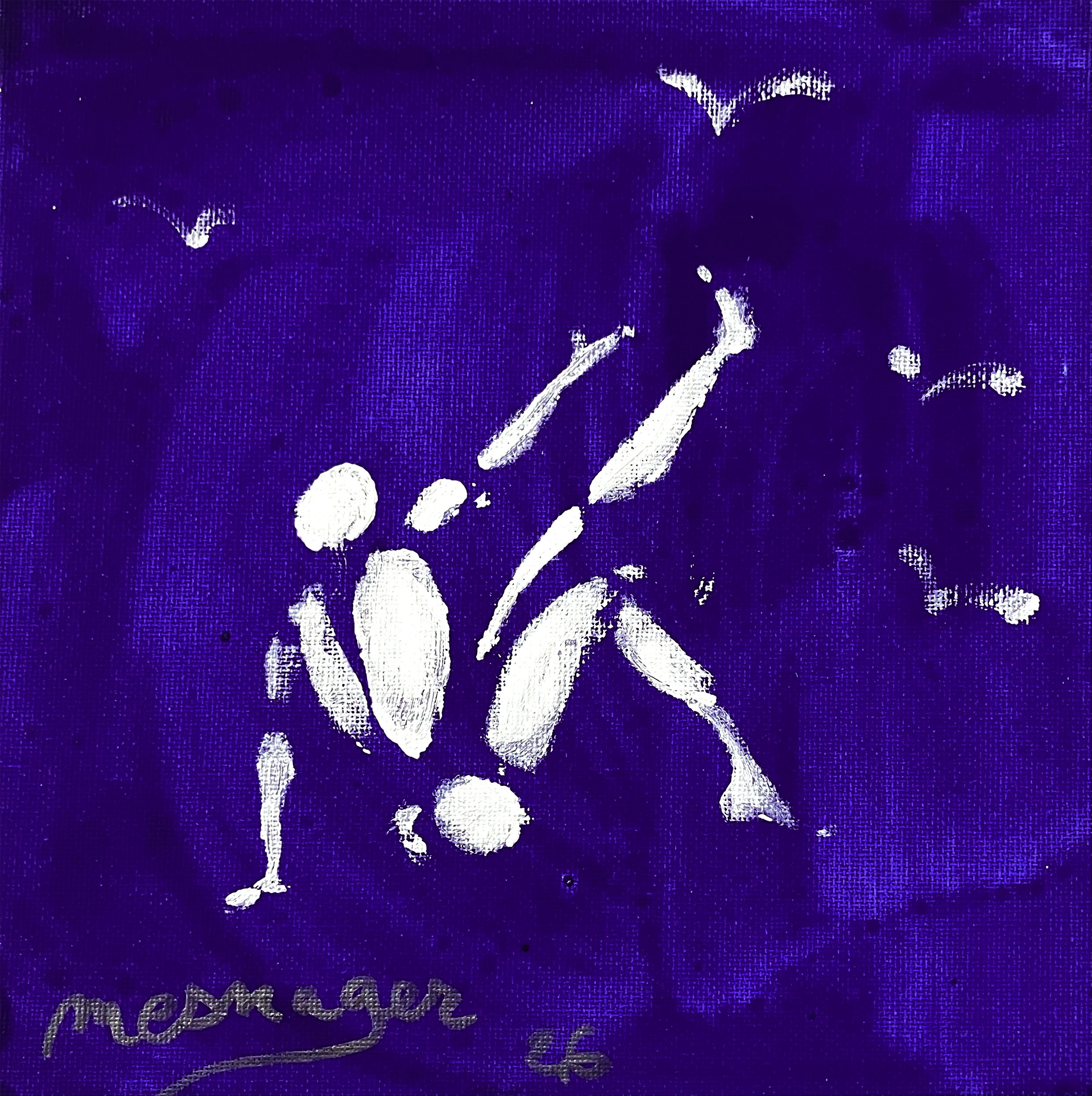 "Homme blanc 7 " Jérôme Mesnager œuvre originale