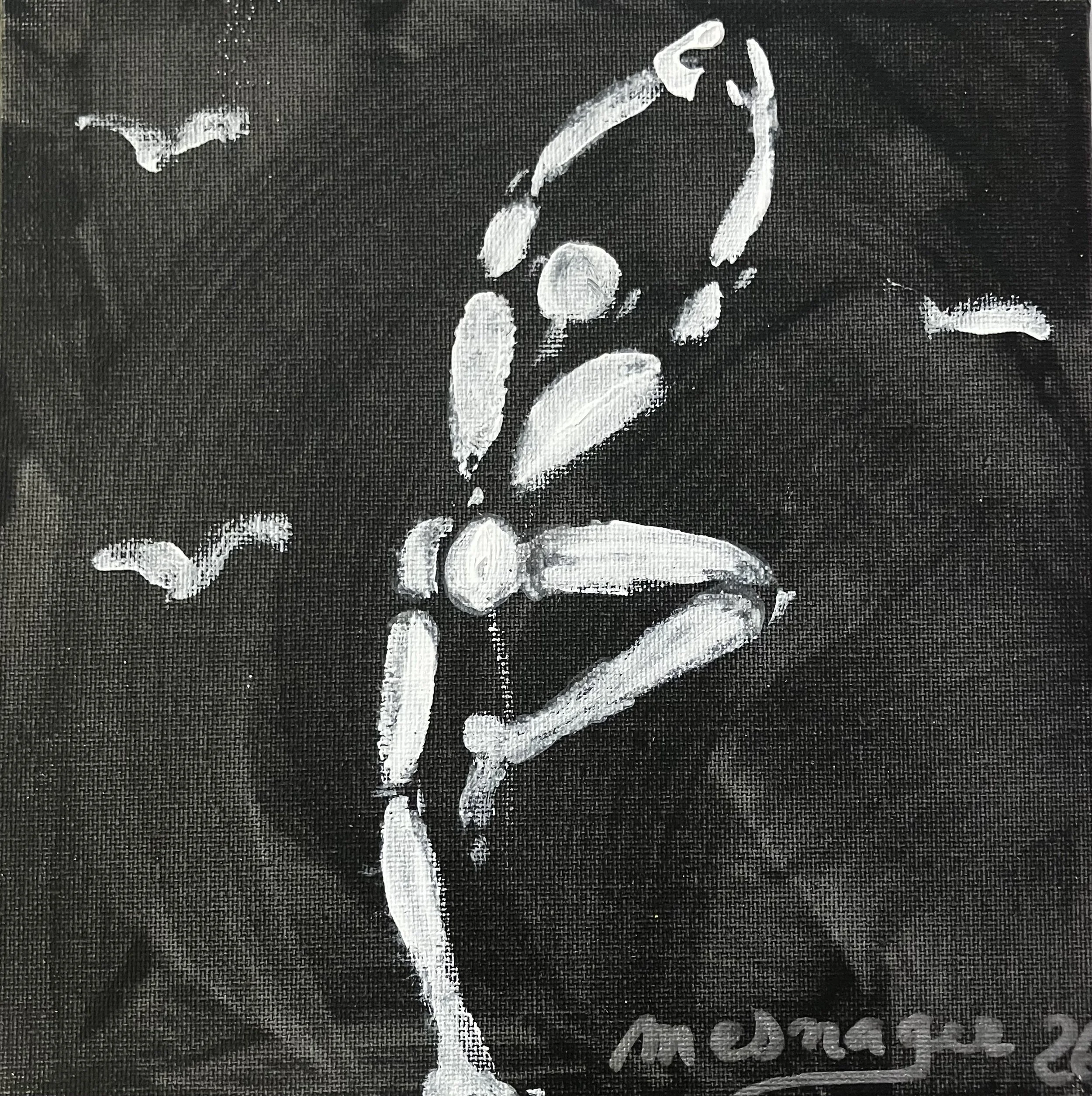 "Homme blanc 10 " Jérôme Mesnager œuvre originale