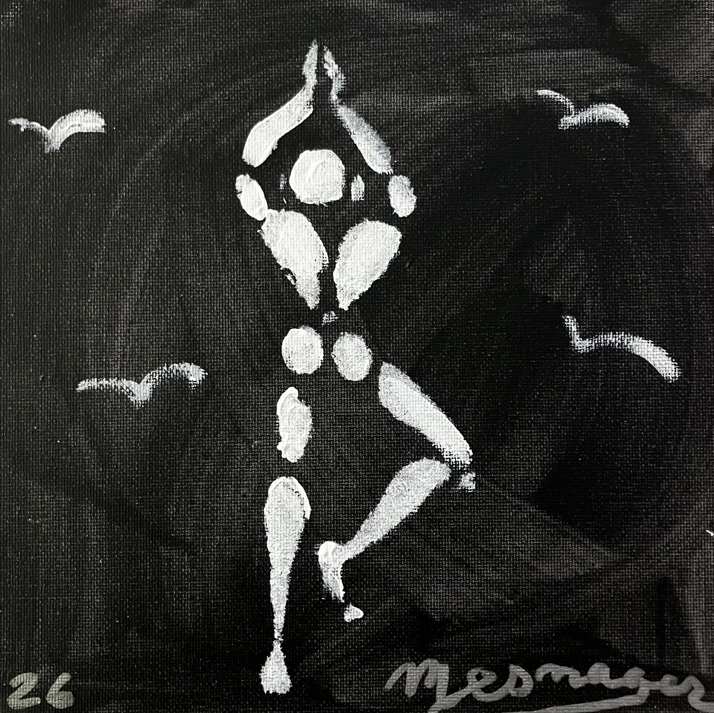 "Homme blanc 17 " Jérôme Mesnager œuvre originale