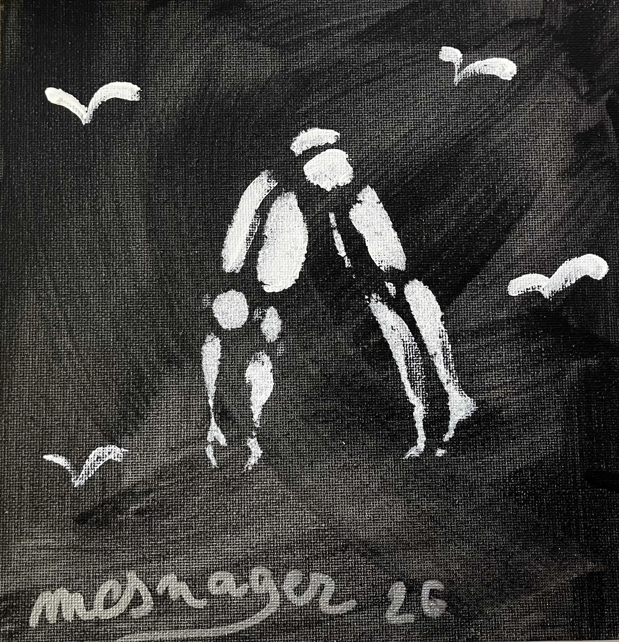 "Homme blanc 18 ", Jérôme Mesnager œuvre originale