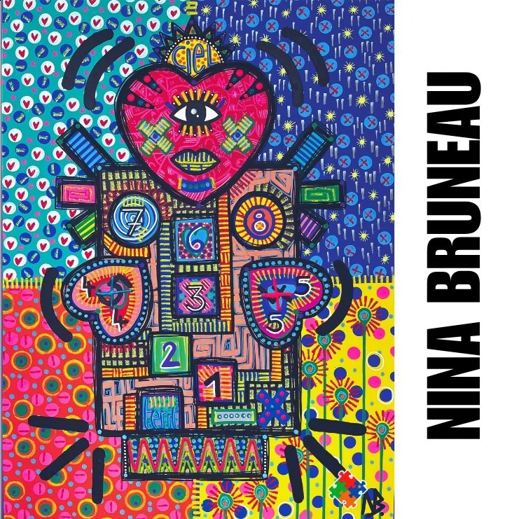 Puzzle d'artiste, signé et numéroté par Nina BRUNEAU- La Marelle