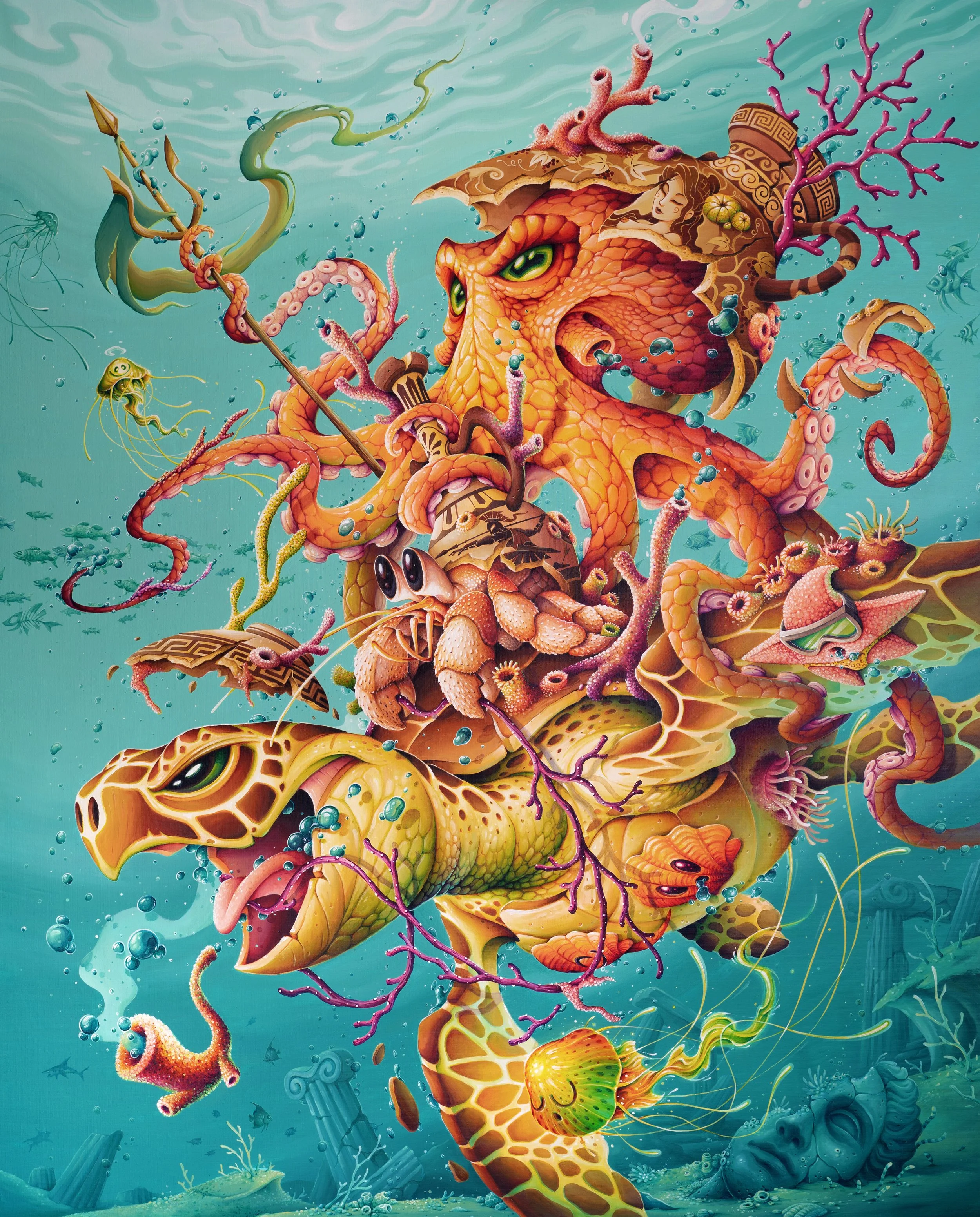 Puzzle d'artiste, signé et numéroté par Abys