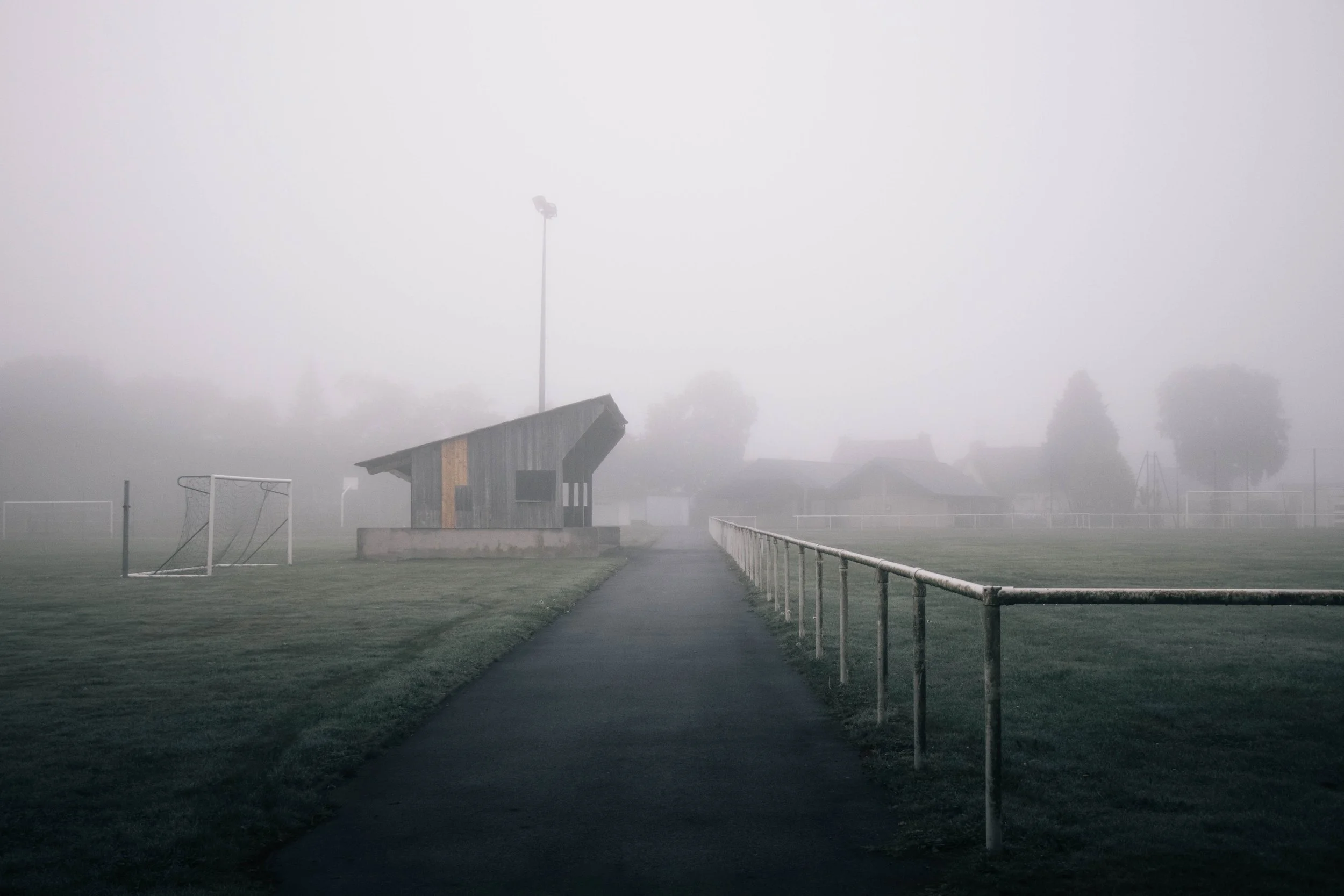 Wake up and feel the mist go through your body.