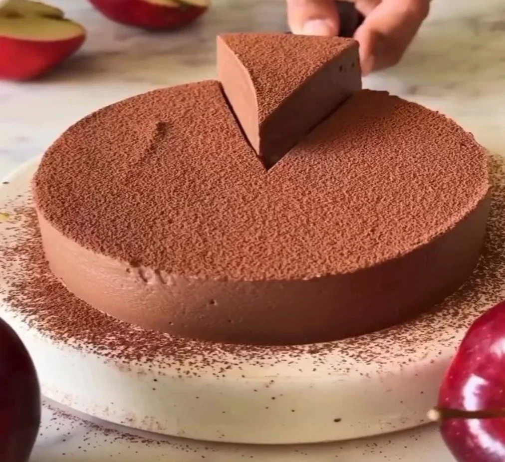 🎄Christmas Special: 2- Ingredient Chocolate Mousse Cake