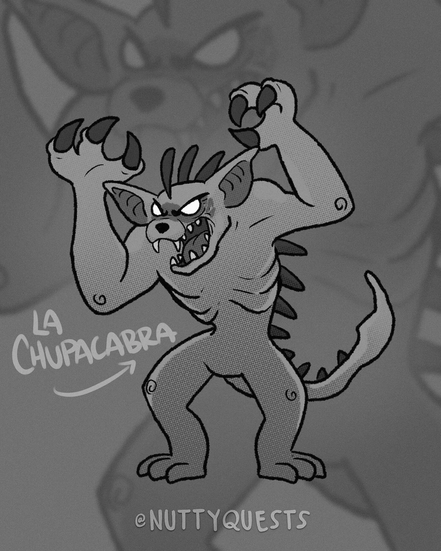 The legendary goat sucker! 🐐🐐
Check out @nuttyquests for more updates!
---

#lgbt #dnd #dndart #dungeonsanddragons #5e #dndcharacter #dungeonsanddragonsart #rpg #digitalart #fantasyart #ttrpg #fantasy #dungeonmaster #chupacabra #illustration #table