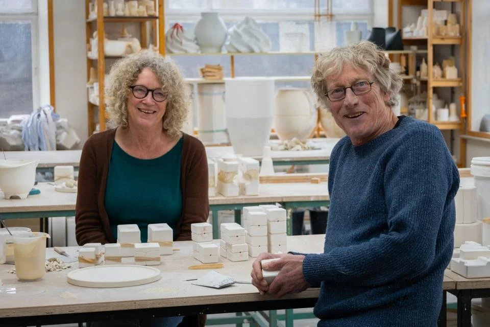 Kunst Café studioZAND, met Erna Huppelschoten en Frans Ottink