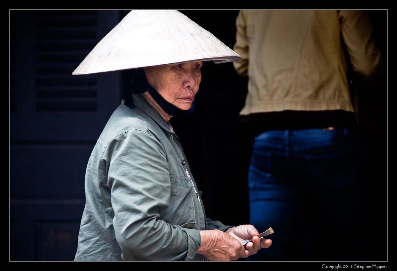 Hoi An, Vietnam --
Character.