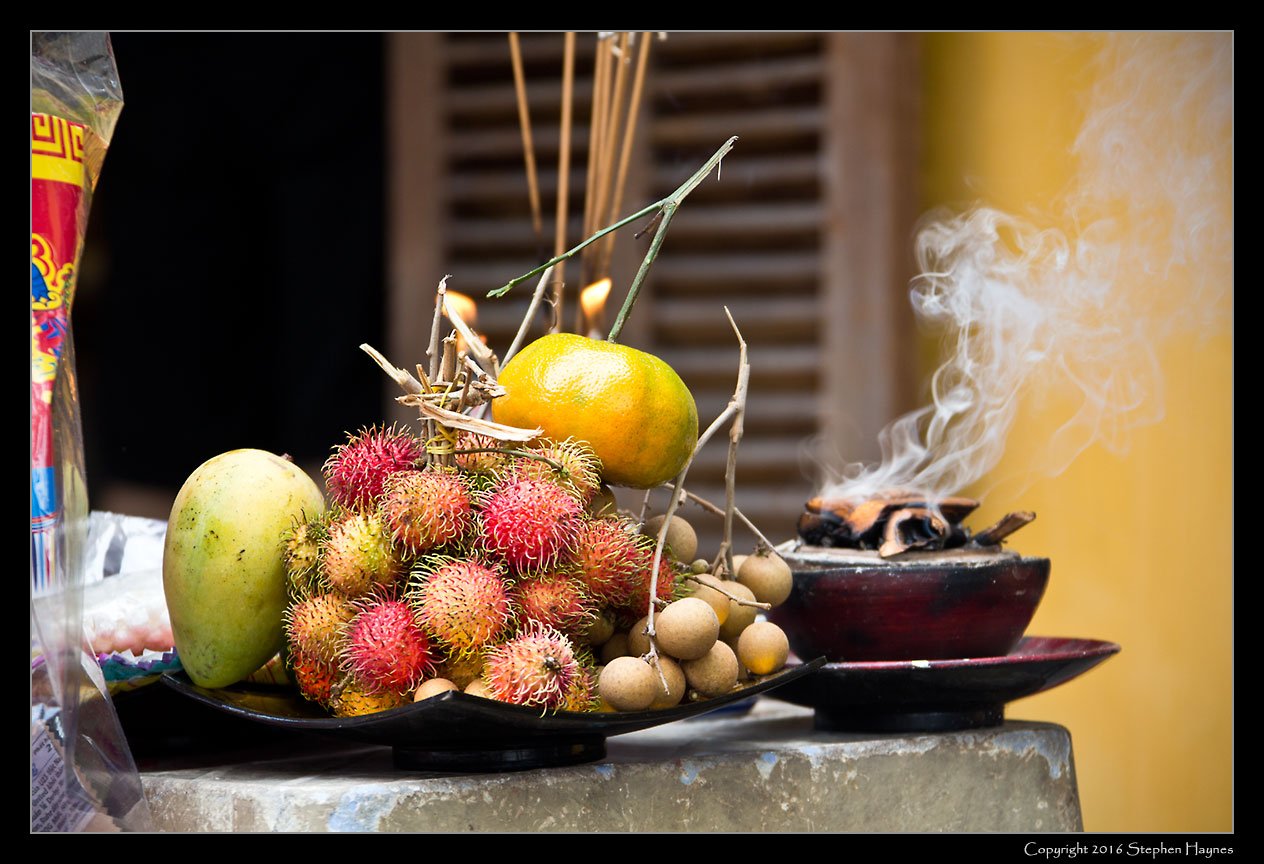 Hoi An, Vietnam --
Offering.