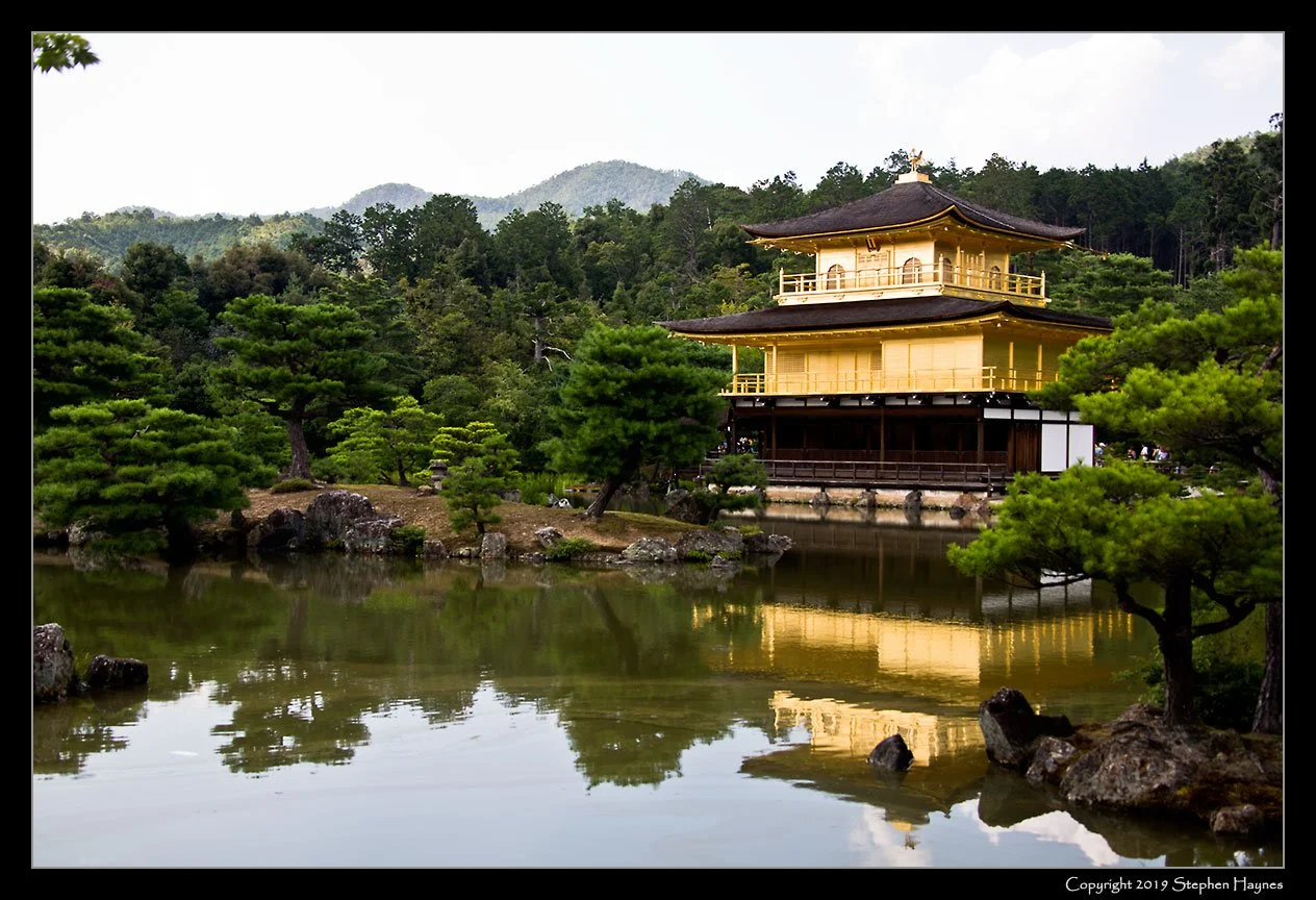 Golden Pavilion 1 - Kyoto --
World famous and iconic Japanese style and simplicity.