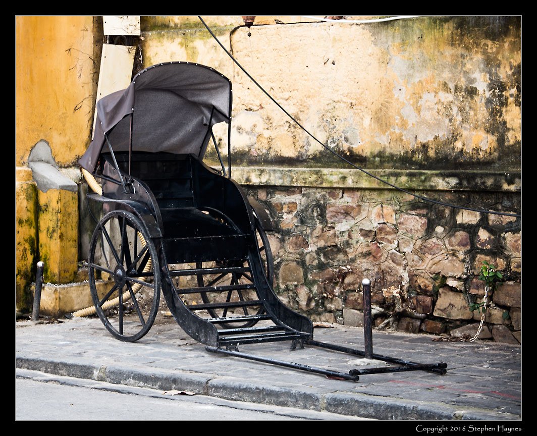 Hoi An, Vietnam --
Driverless.