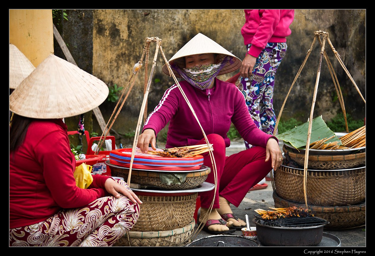 Hoi An, Vietnam --
Street food tryptich.
