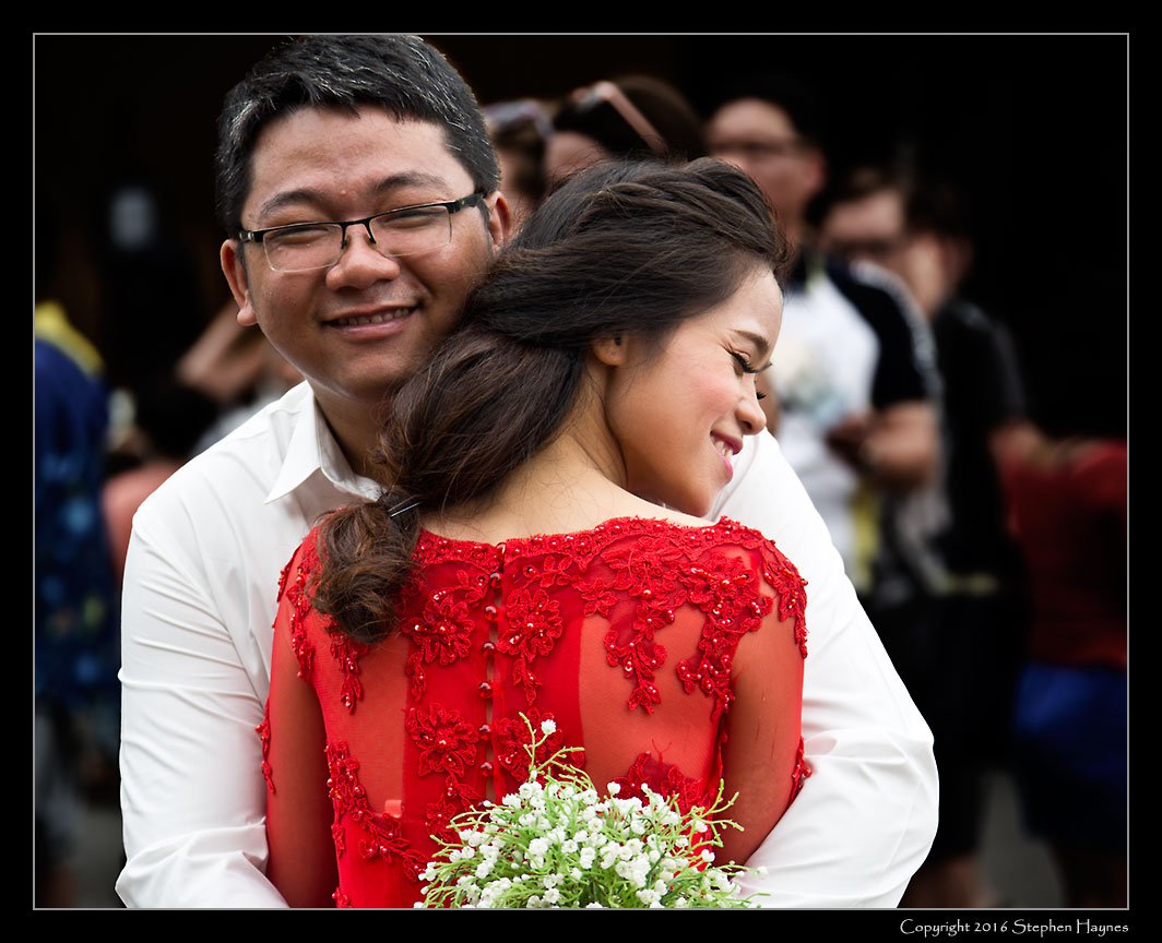 Hoi An, Vietnam --
Models or wedding couple -- unknown.