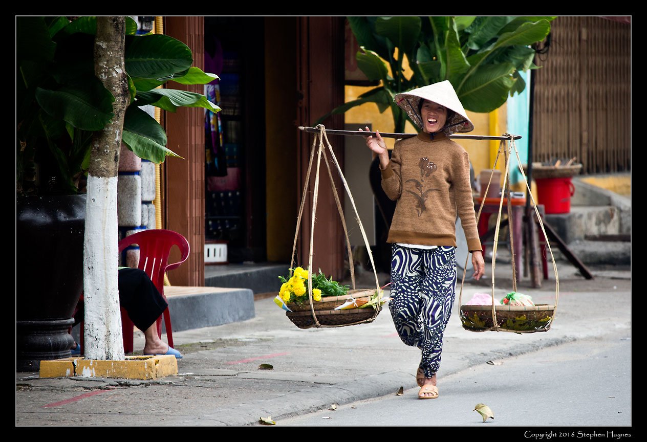 Hoi An, Vietnam --
Hoi An is a popular tourist town and UNESCO World Heritage Site
south of Danang. It was photography heaven.
