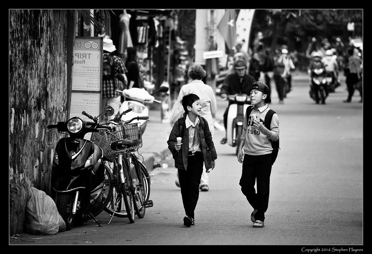 Hoi An, Vietnam --
They could be boys in any small town in America.