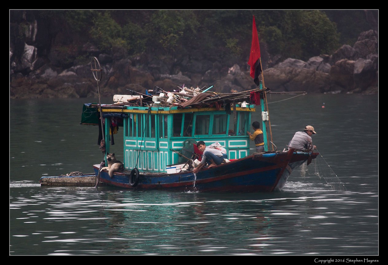 Halong Bay, Vietnam --
Home? Business? Both?