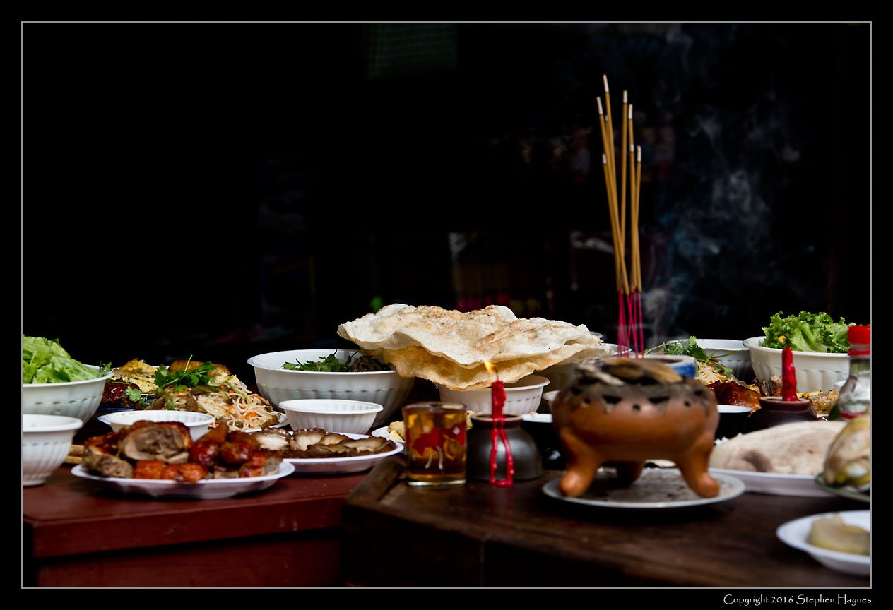 Hoi An, Vietnam --
Offerings.