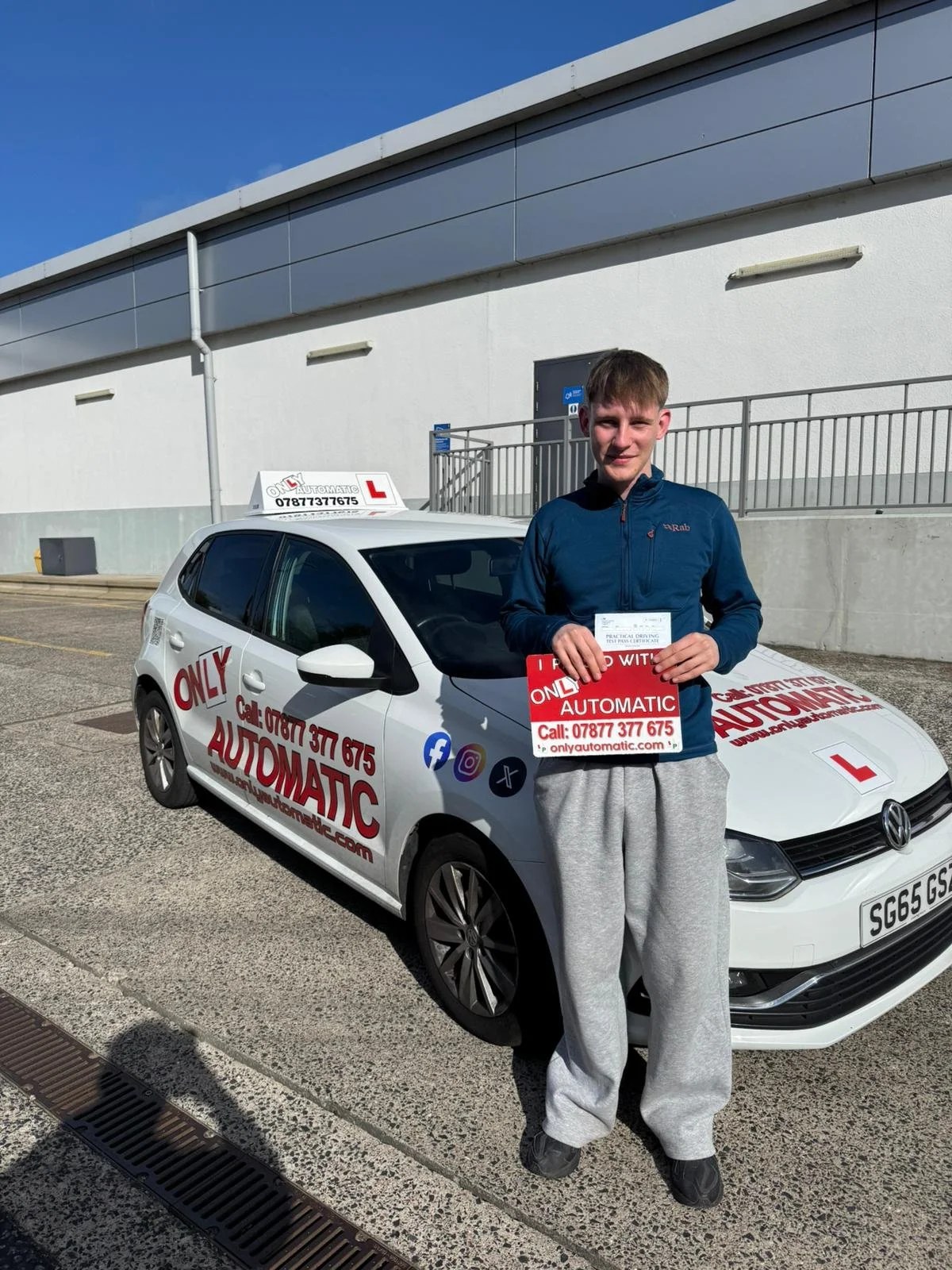 Another PASS for Only Automatic Driving School!