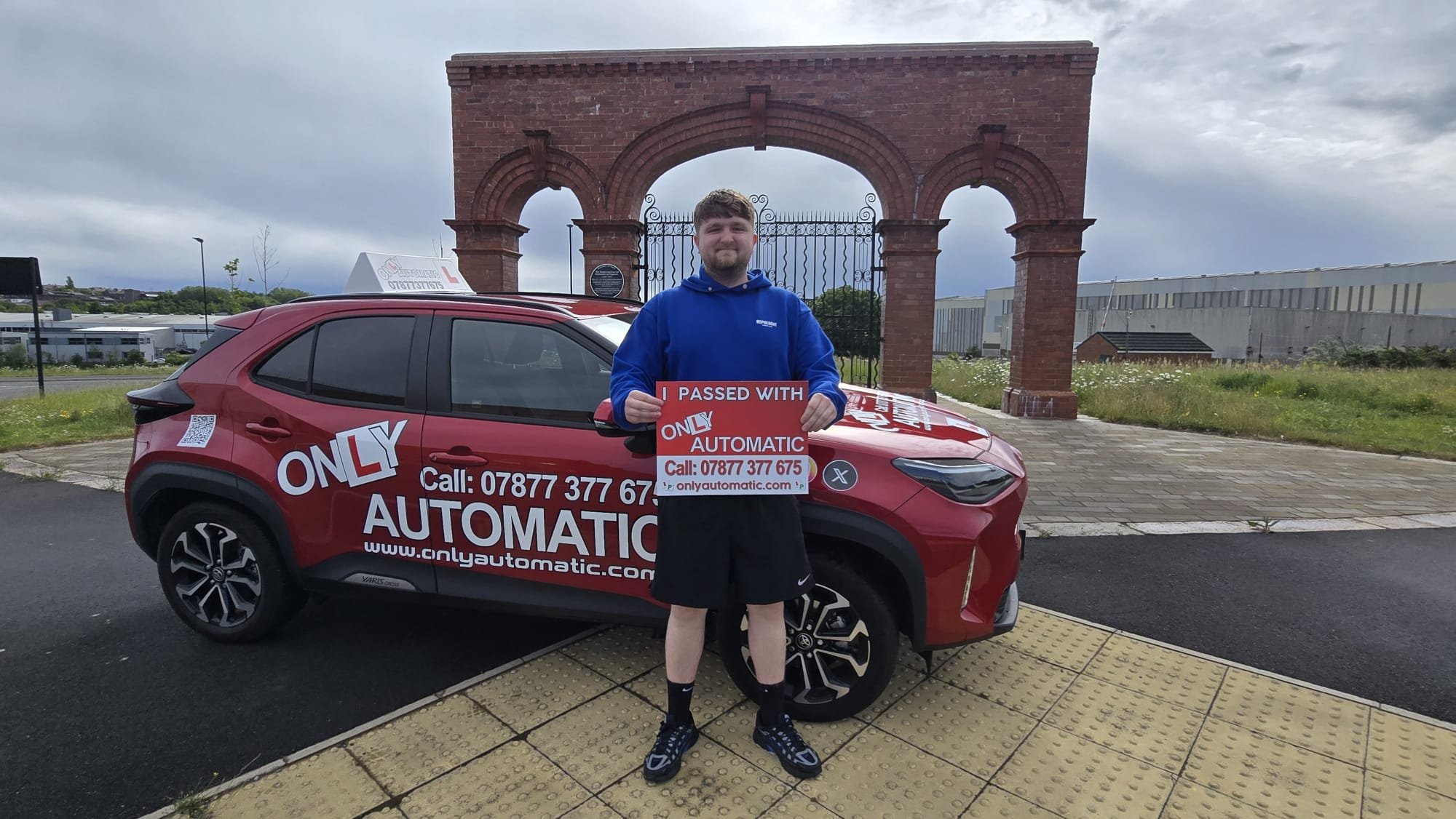 HE DID IT! Lewis passed his driving test THIS MORNING...