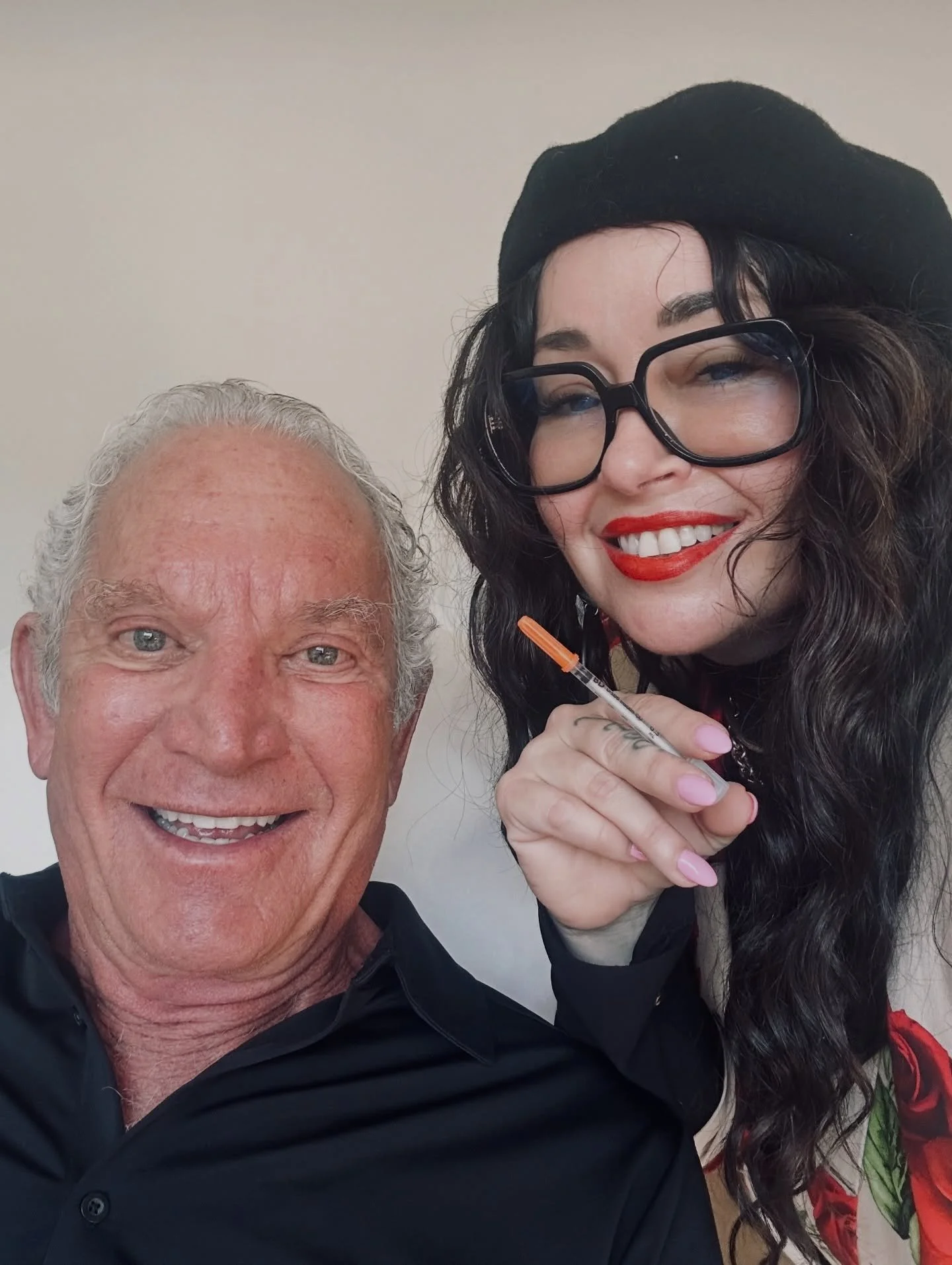 Meet Dr. Tesman, FACE&rsquo;s medical director, my patient, and one of my biggest advocates. ✌🏽💉👩🏻&zwj;⚕️👨&zwj;⚕️