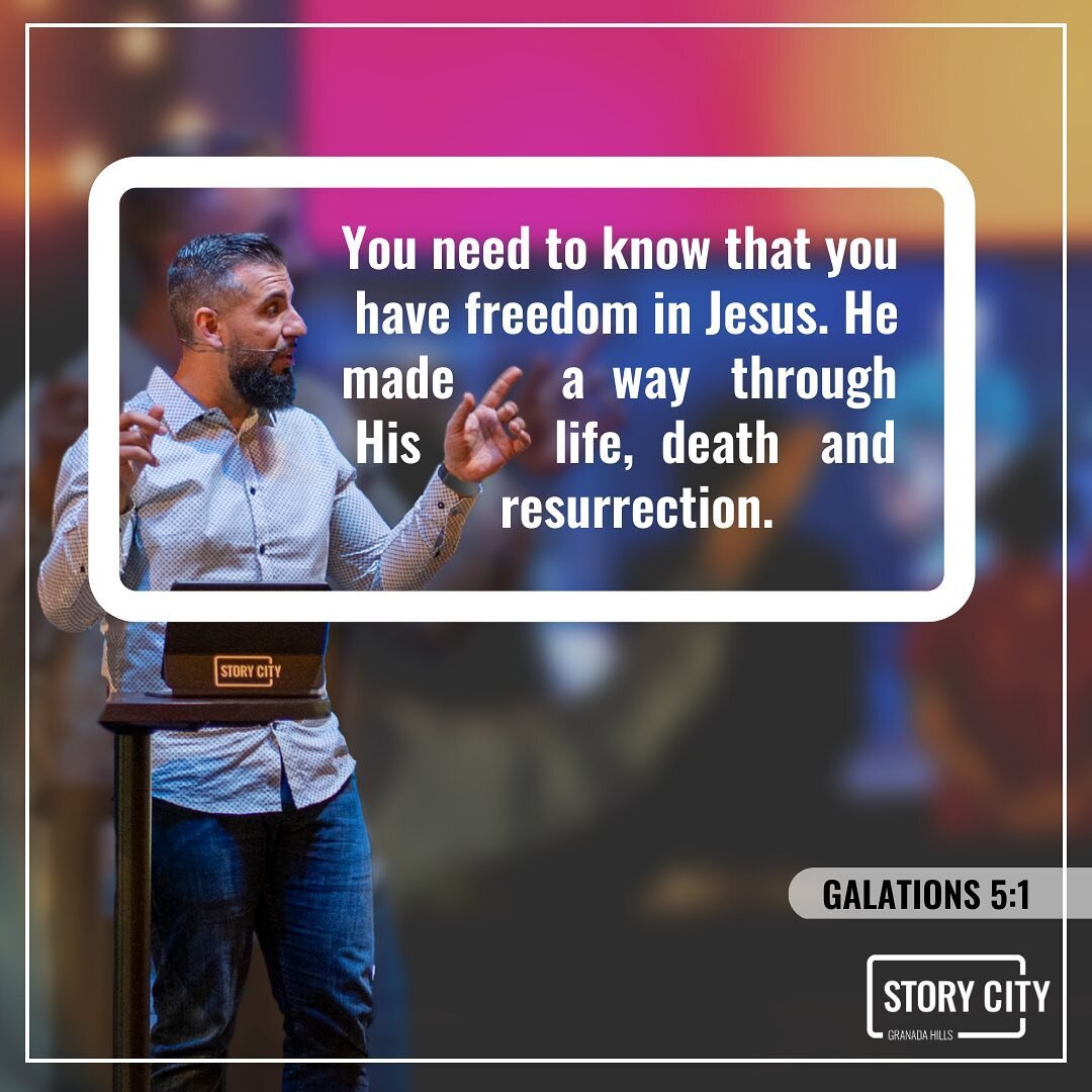 Galatians 5:1 For freedom, Christ set us free. Stand firm,&nbsp;then, and don&rsquo;t submit again to a yoke of slavery.

Last week we discussed freedom in Jesus as we continued our series &ldquo;Aligning with God&rsquo;s Heart.&rdquo; 

We picked up