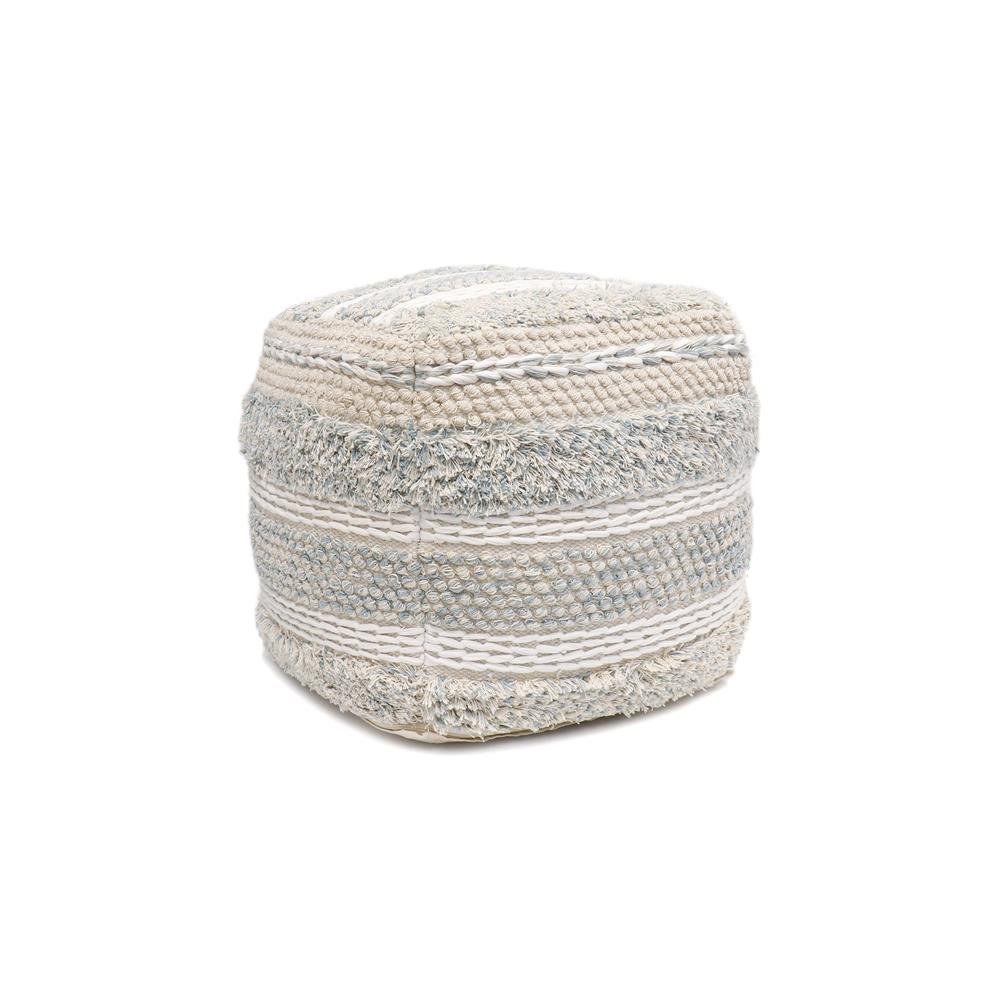 Grand Canyon Pouf_Seafoam