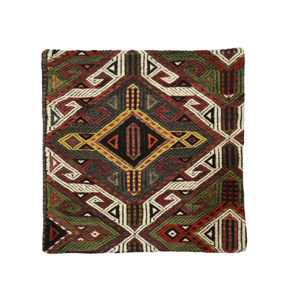Turkish Vintage Pillow Case, Multicolor