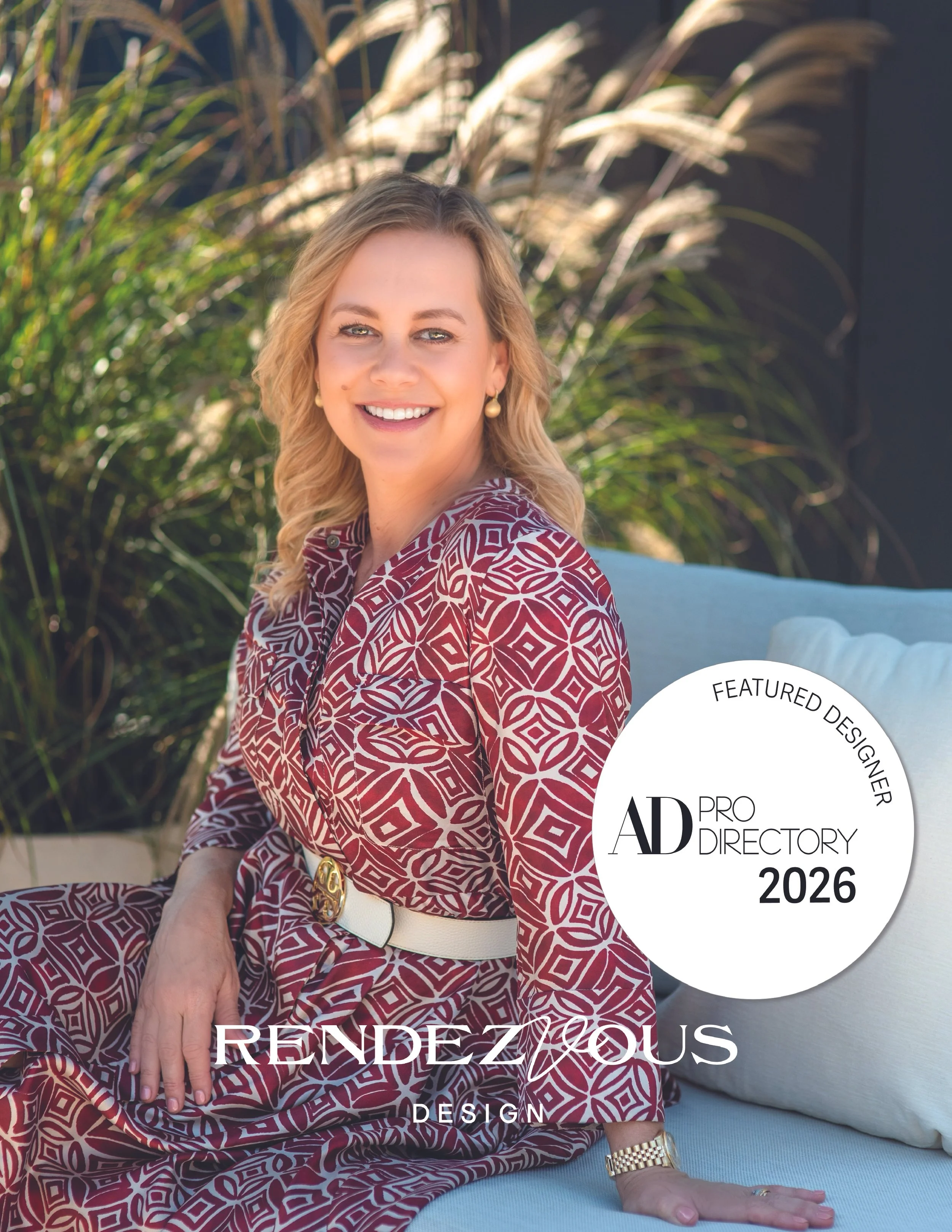 Architectural Digest Pro Directory-  2026 Featured Designer, Rendezvous Design® 