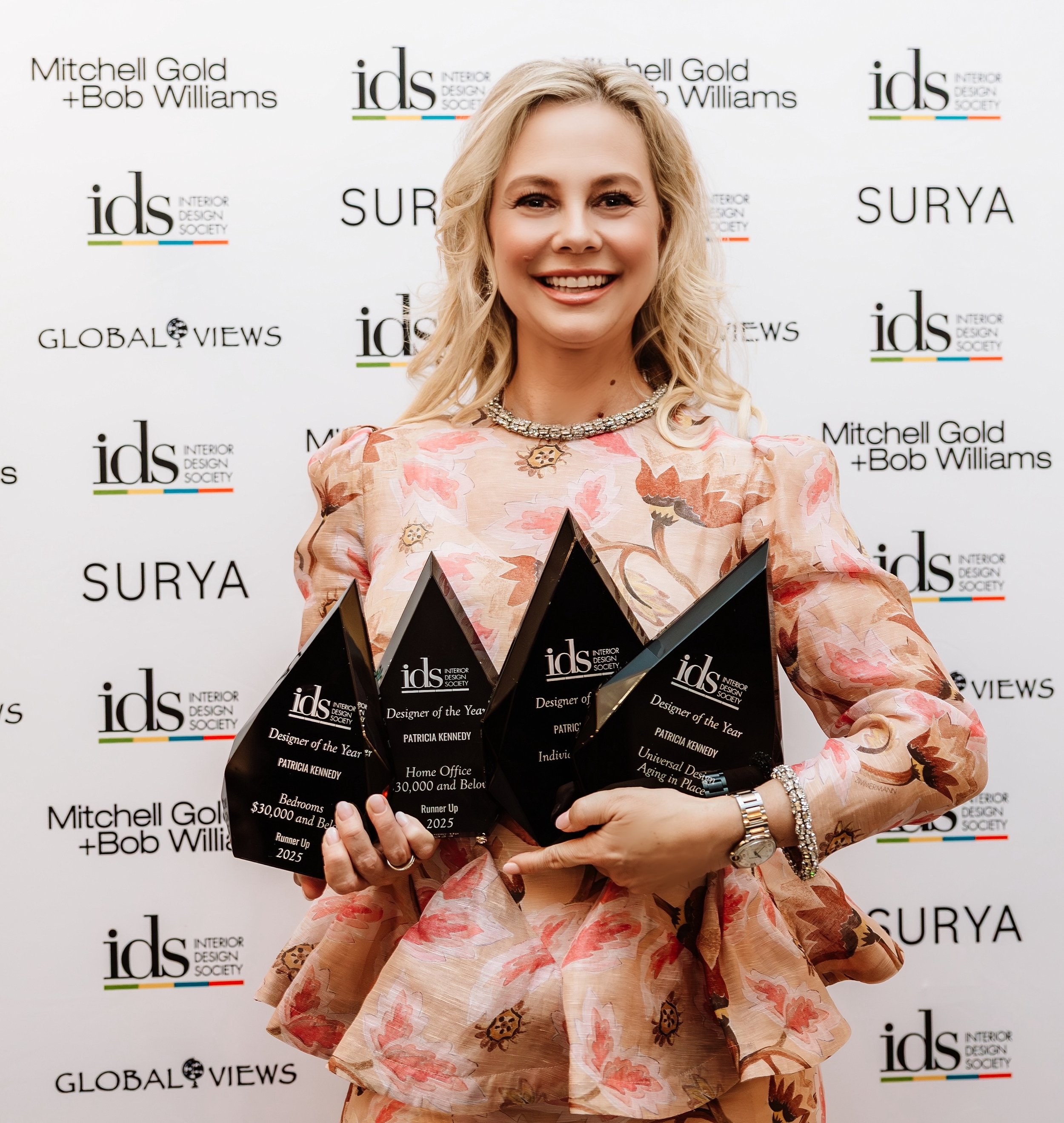 Interior Design Society, 'Designer of the Year 2025' Winner-  Universal Design & Impact Award; Runner Up- Best Bedroom & Best Office