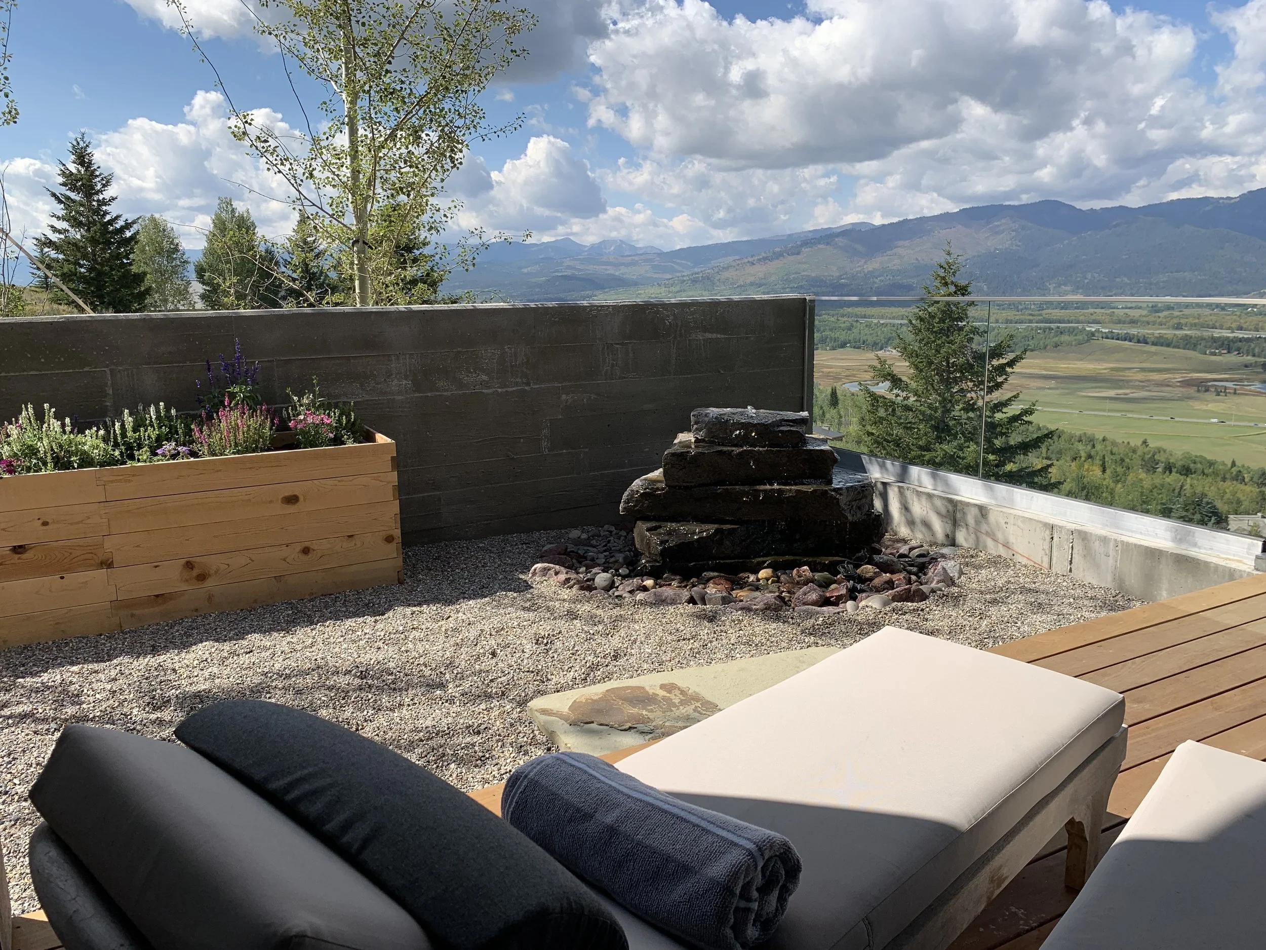 Zen Moment with Native Garden & Biophilic Bubbbler