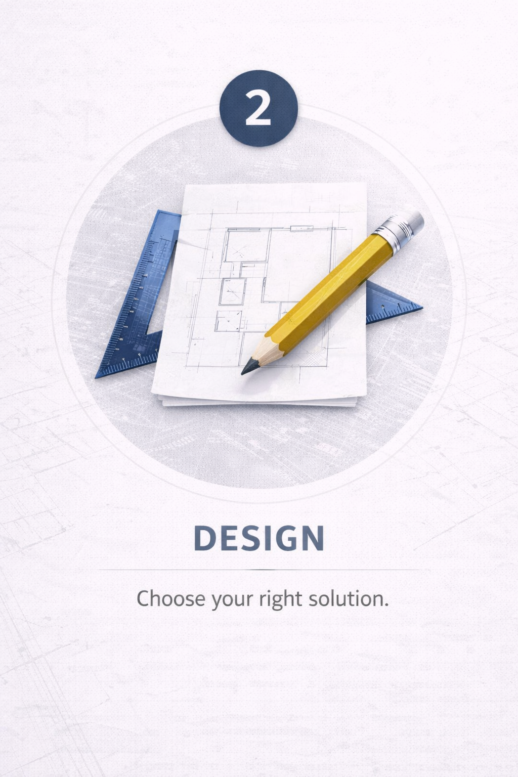 Design : Choose the right solution.