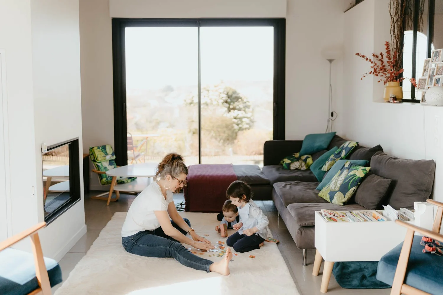Séance photo famille à la maison — Anaïs Nannini