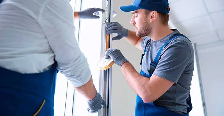 add weather stripping to door in fall