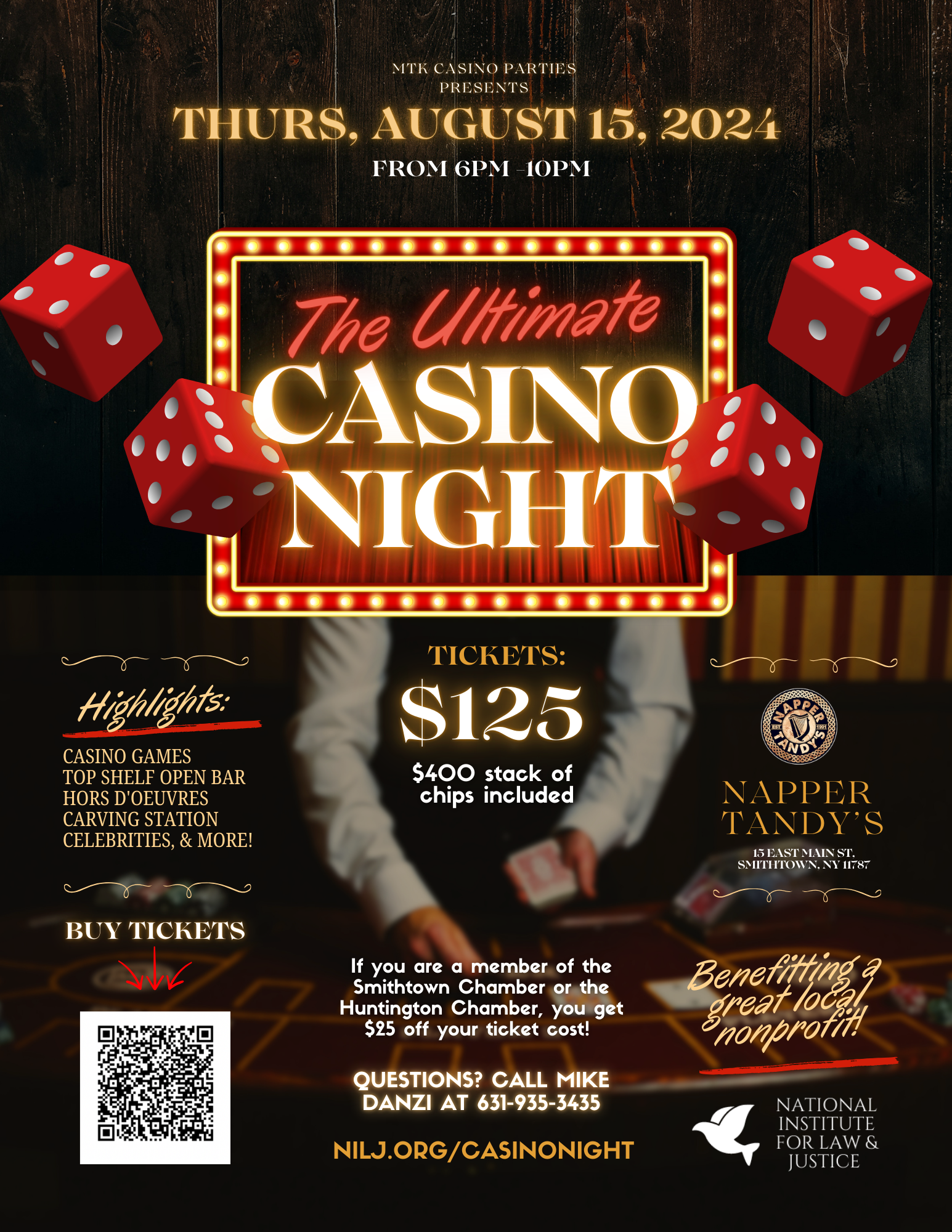 Casino Night August 15 | Join the Fun — National Institute for Law ...