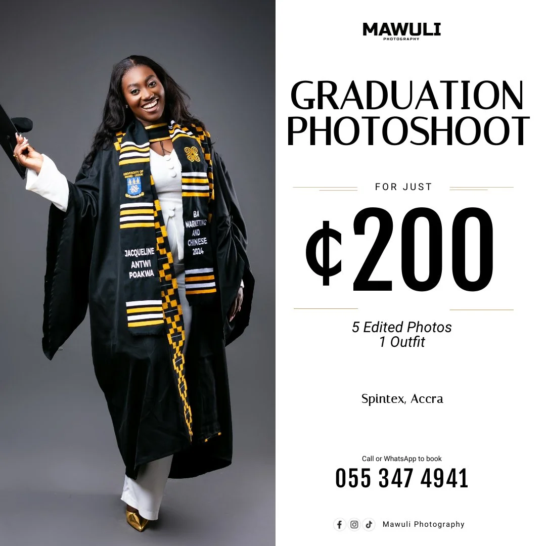 Graduation Photshoot Promo - Accra, Ghana - Mawuli Photography