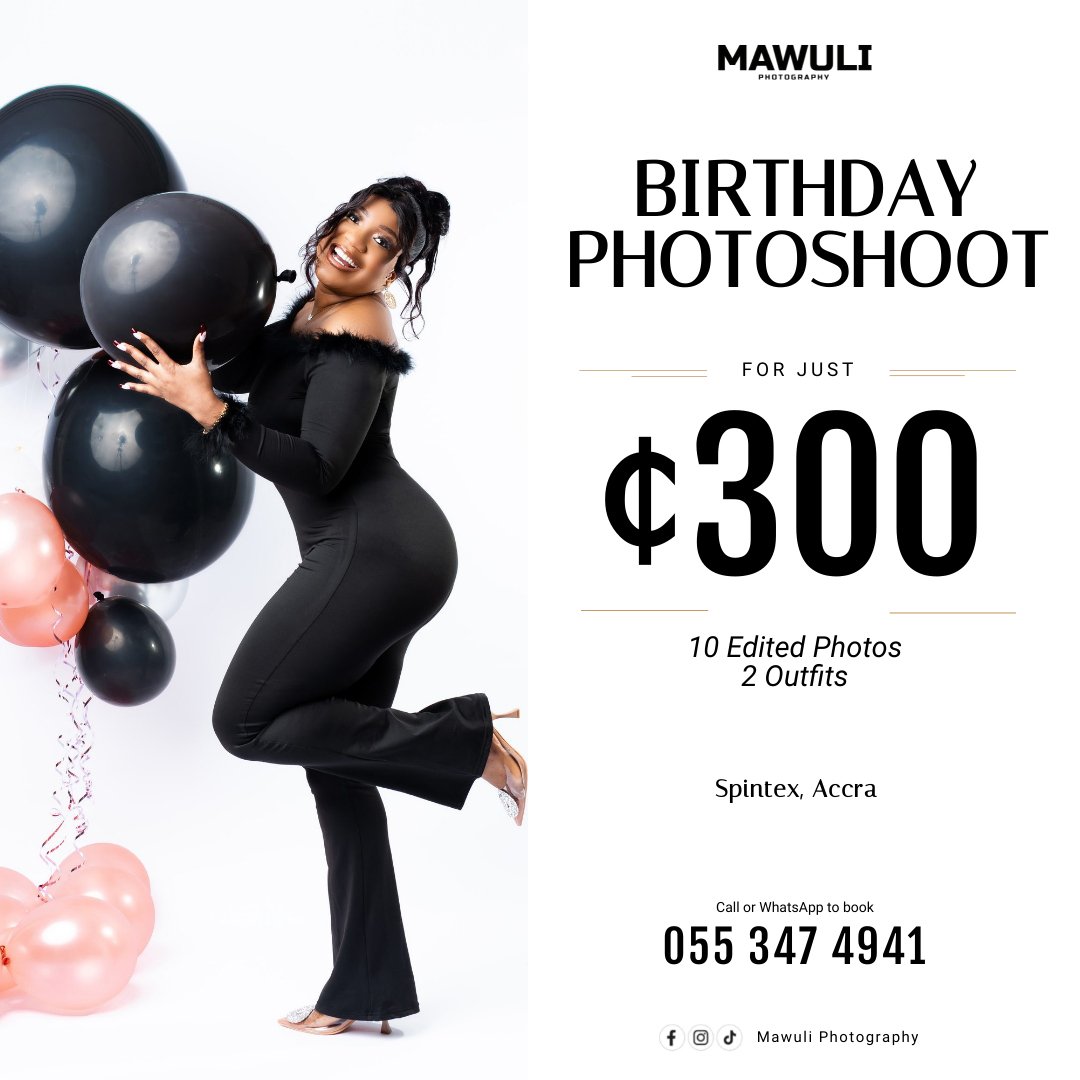 Birthday Photoshoot Promo - Accra, Ghana - Mawuli Photography