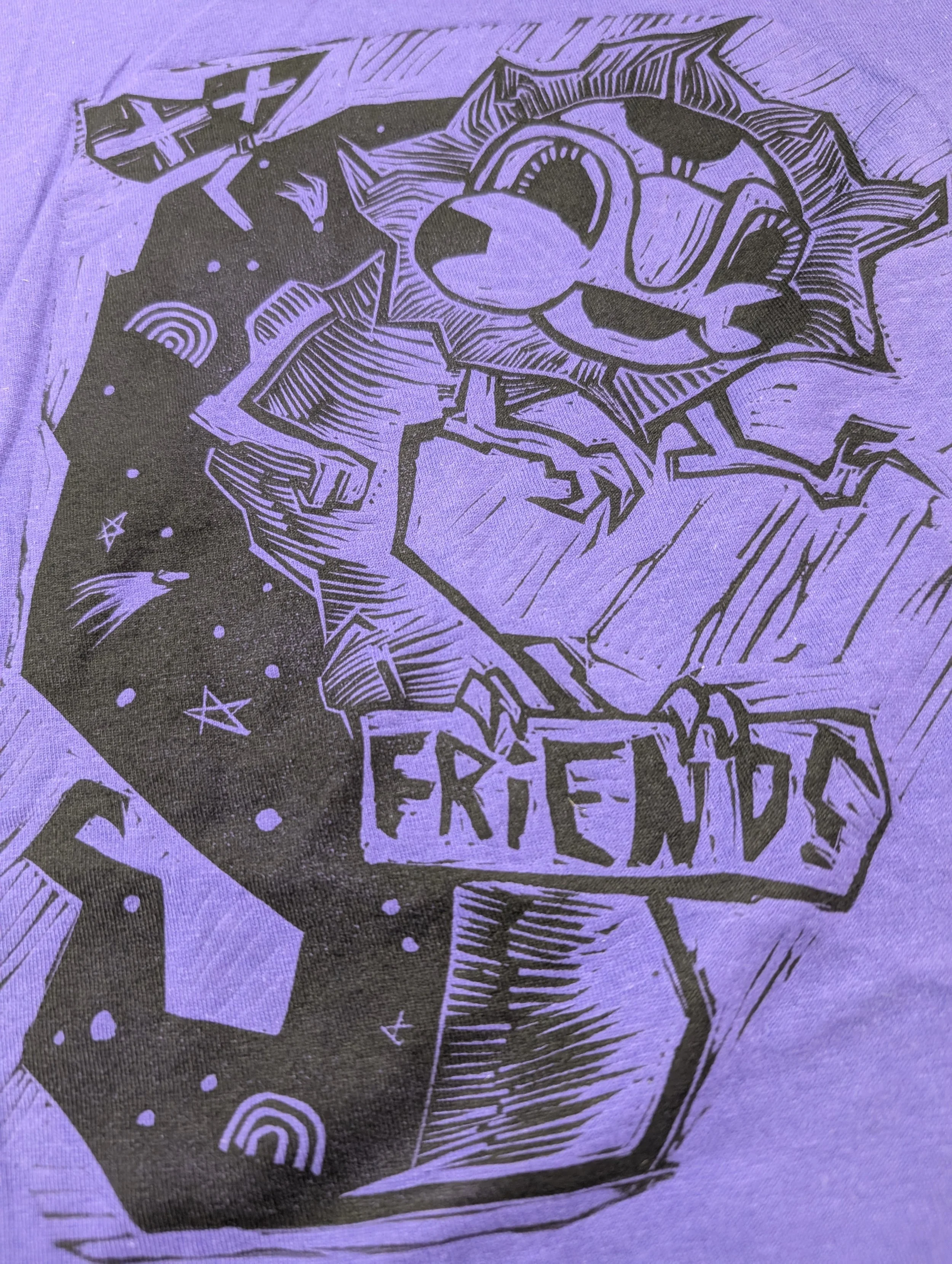 Linocut on Fabric Workshop with Brian Walker