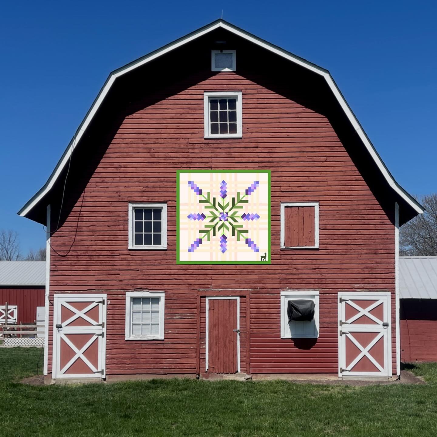 💜💜💜 Thank you New Jersey Arts Incubator for selecting me to design and paint a #BarnQuilt for @hiddenspringlavender Hidden Spring Lavender &amp; Alpaca Farm in Skillman, NJ.! 💜💜💜I had so much fun meeting with the owner, researching quilting and